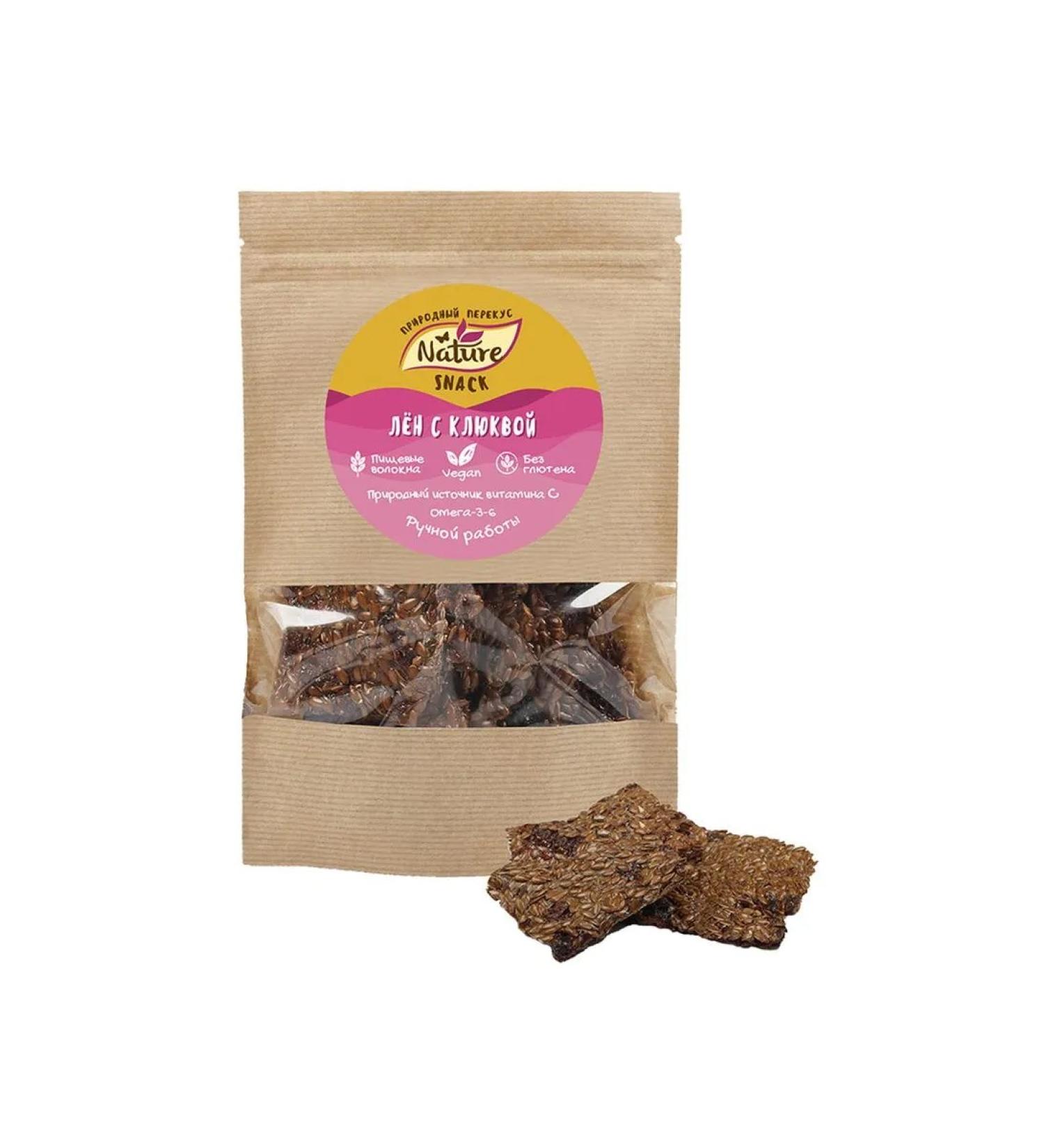 Drinking goodies for health natural flax with a cranberry 60g