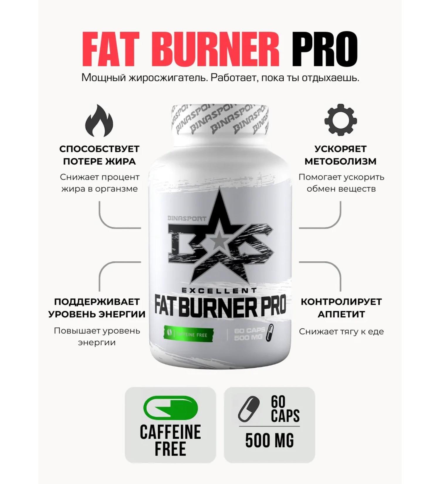 Binasport Fat -burner Exleles Fat Berner about 60 to 500 mg - Buy Online on GoSupps.com