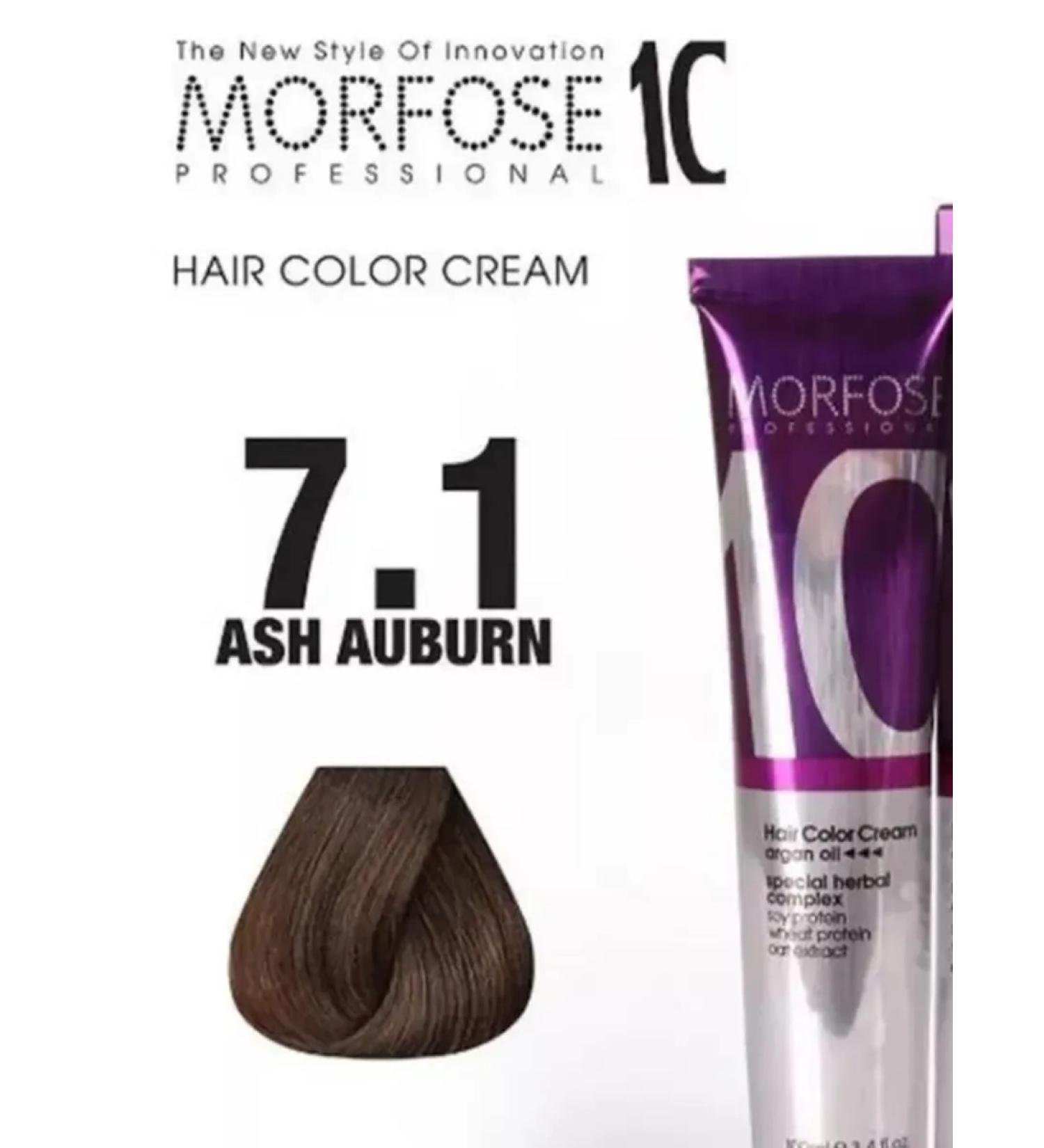 MORPHOSES Hair dye 7.1 ash blond 100 ml - Buy Online on GoSupps.com