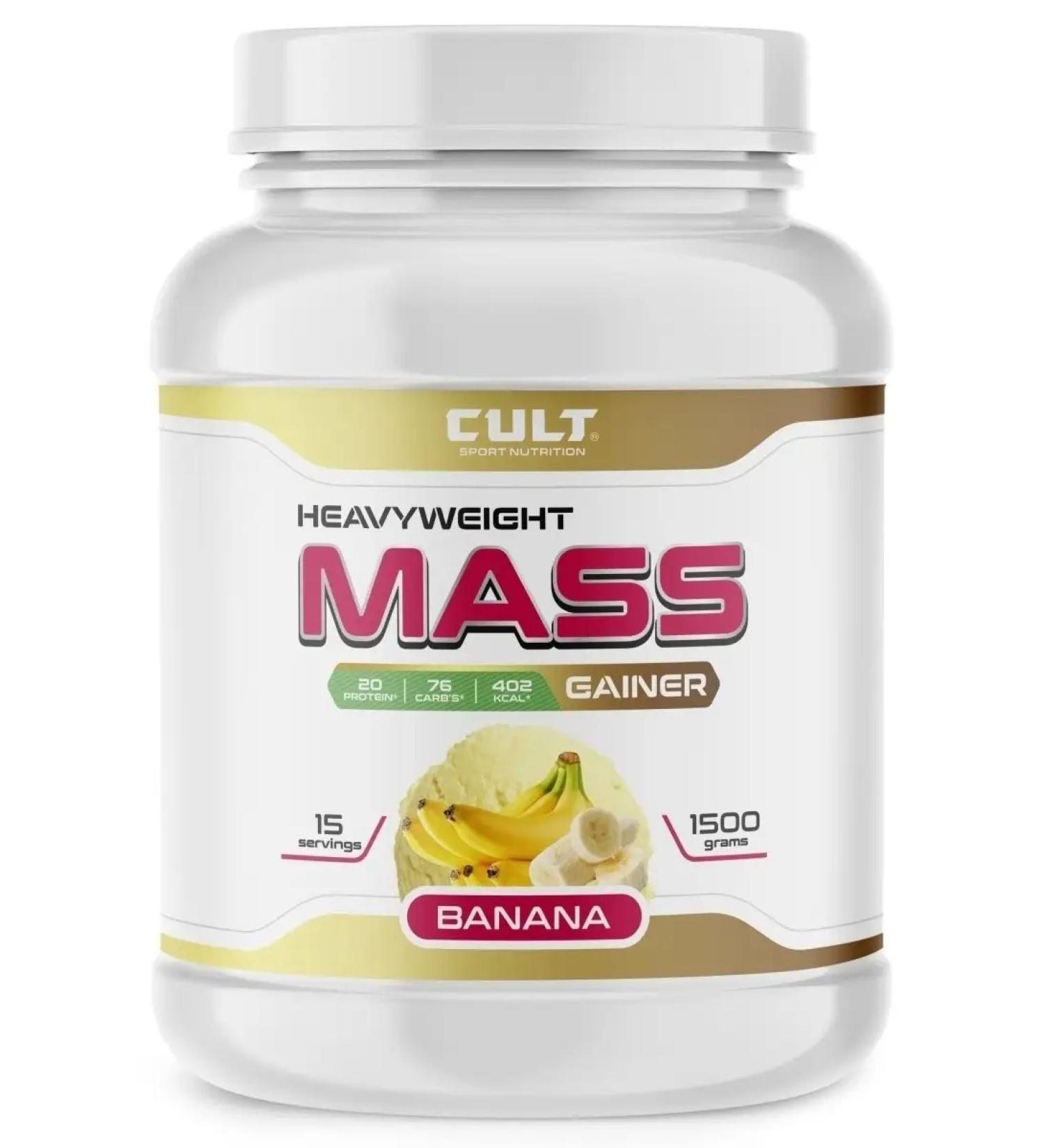 CULT Sport Nutrition Heiner Cult 100% Pure Mass Gainer 1500 g - Buy Online on GoSupps.com