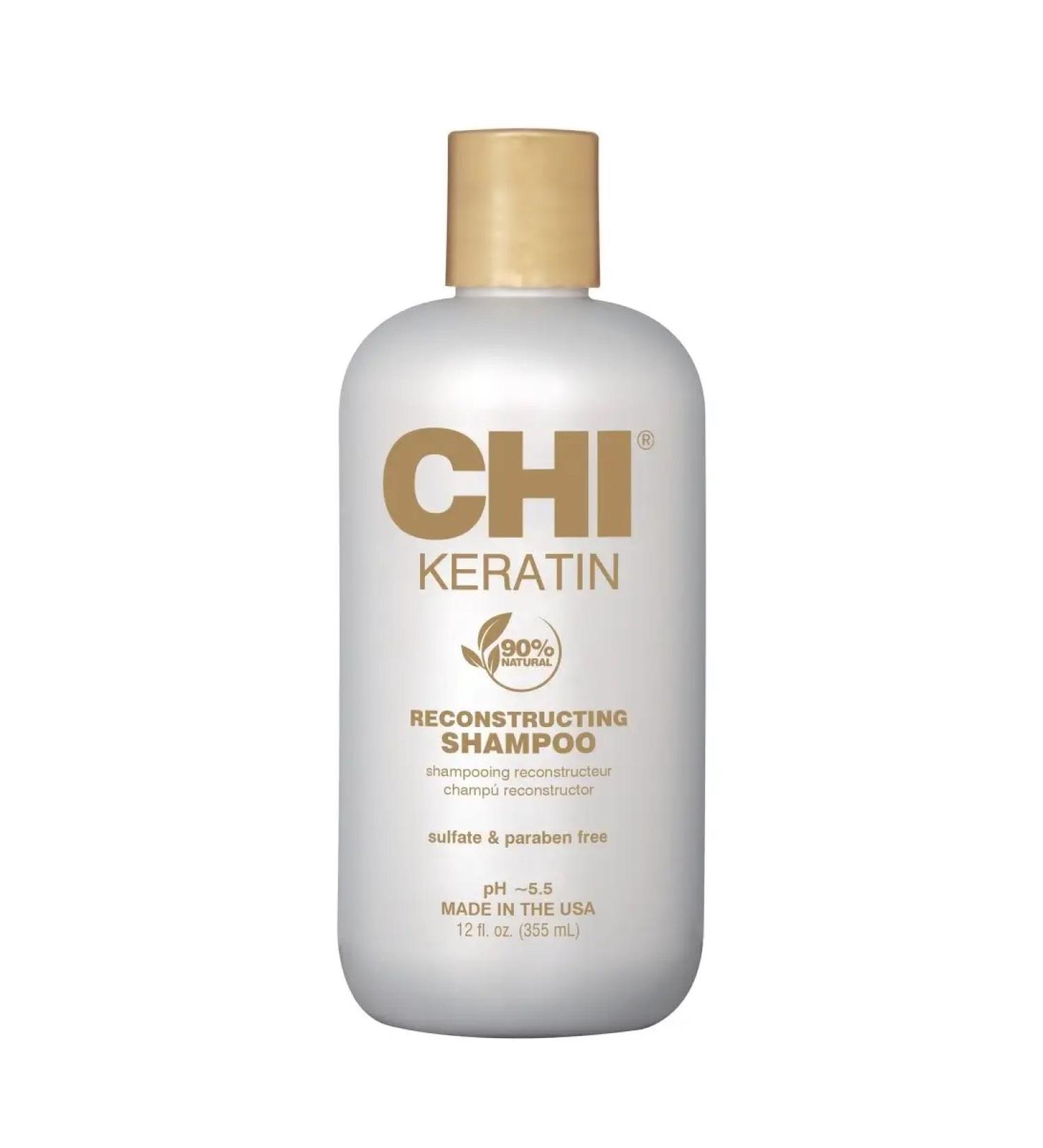 chi Keratin shampoo recovering with keratin 355 ml - Buy Online on GoSupps.com