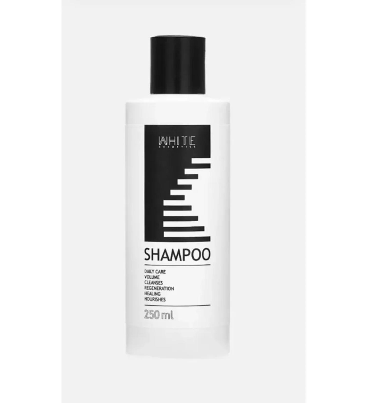 WHITE COSMETICS Shampoo for the head and beard 250ml - Buy Online on GoSupps.com