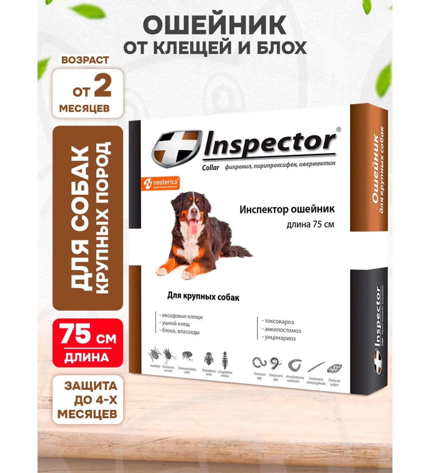 Neoterica Collar from ticks fleas worms for large dogs 75 cm - Buy Online on GoSupps.com