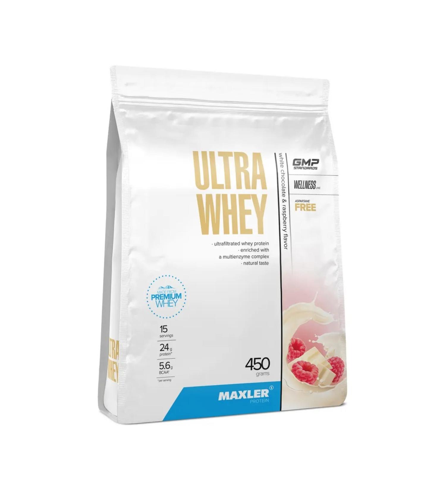 maxler Serum protein ultra whey 450g raspberries - Buy Online on GoSupps.com