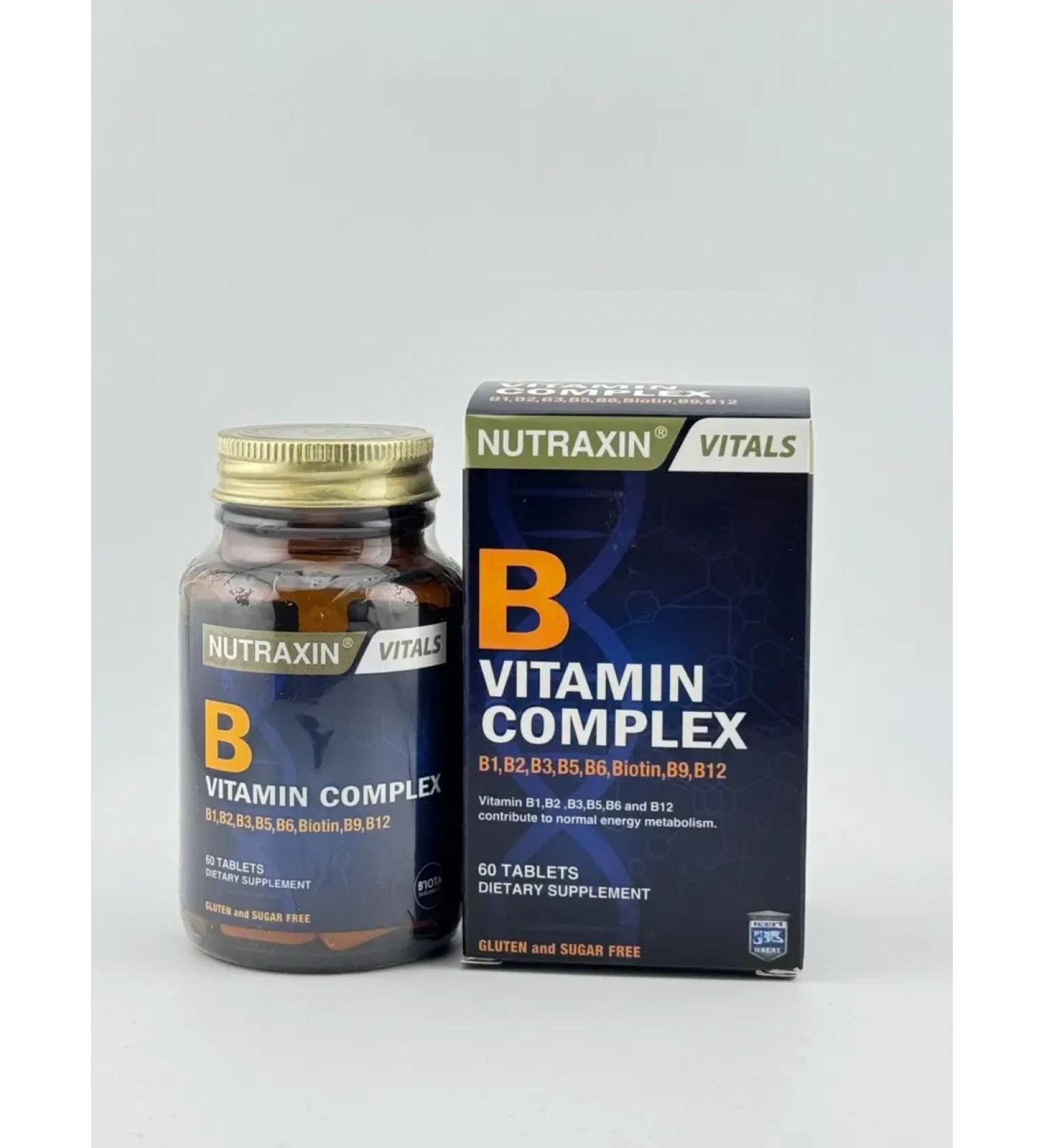 NUTRAXIN Vitamin B B vitamins B Complexb-Complex - Buy Online on GoSupps.com