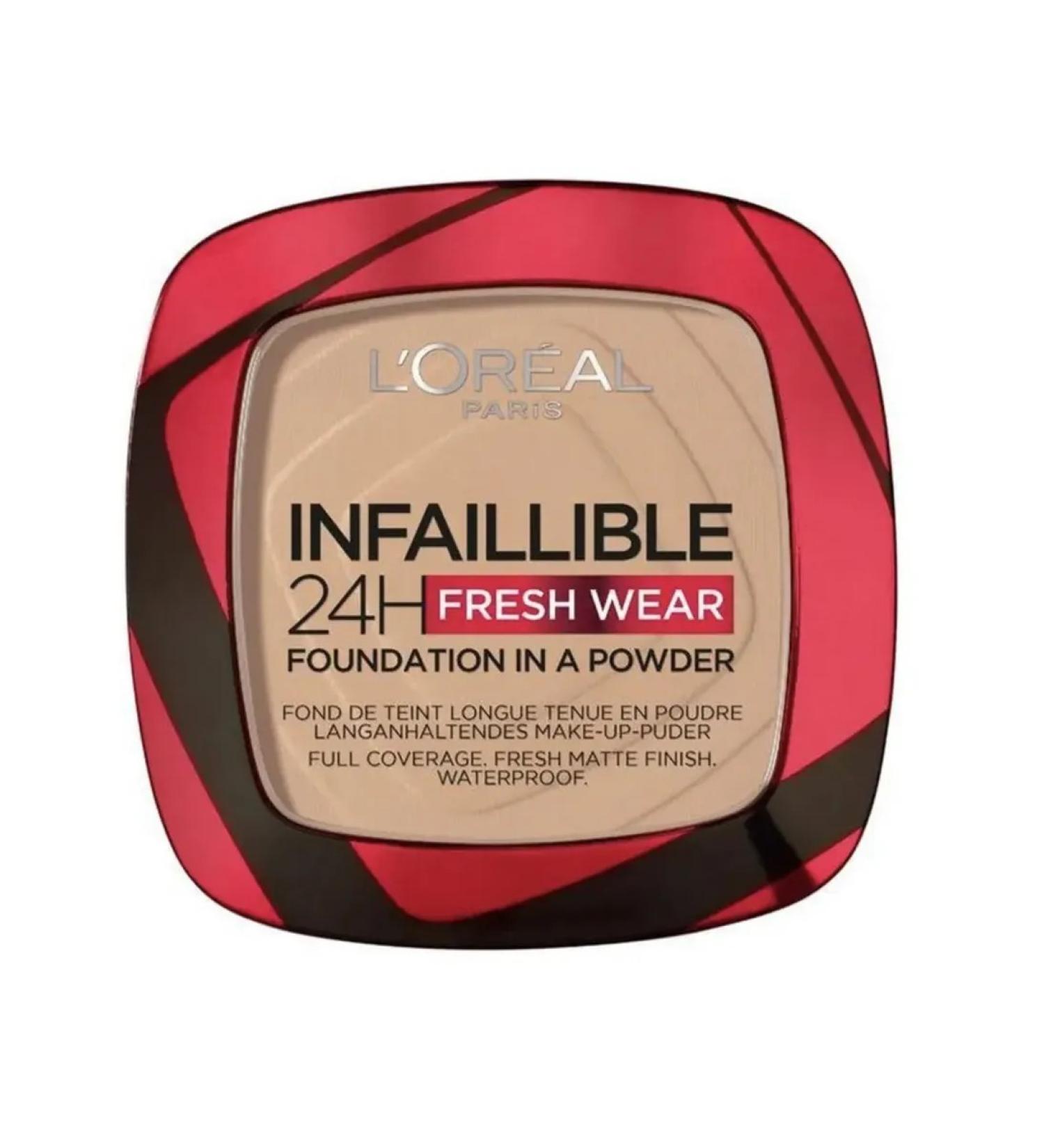 L'OREAL Infallible powder 24 hours Fresh Wear 120 Vanilla 9 g - Buy Online on GoSupps.com