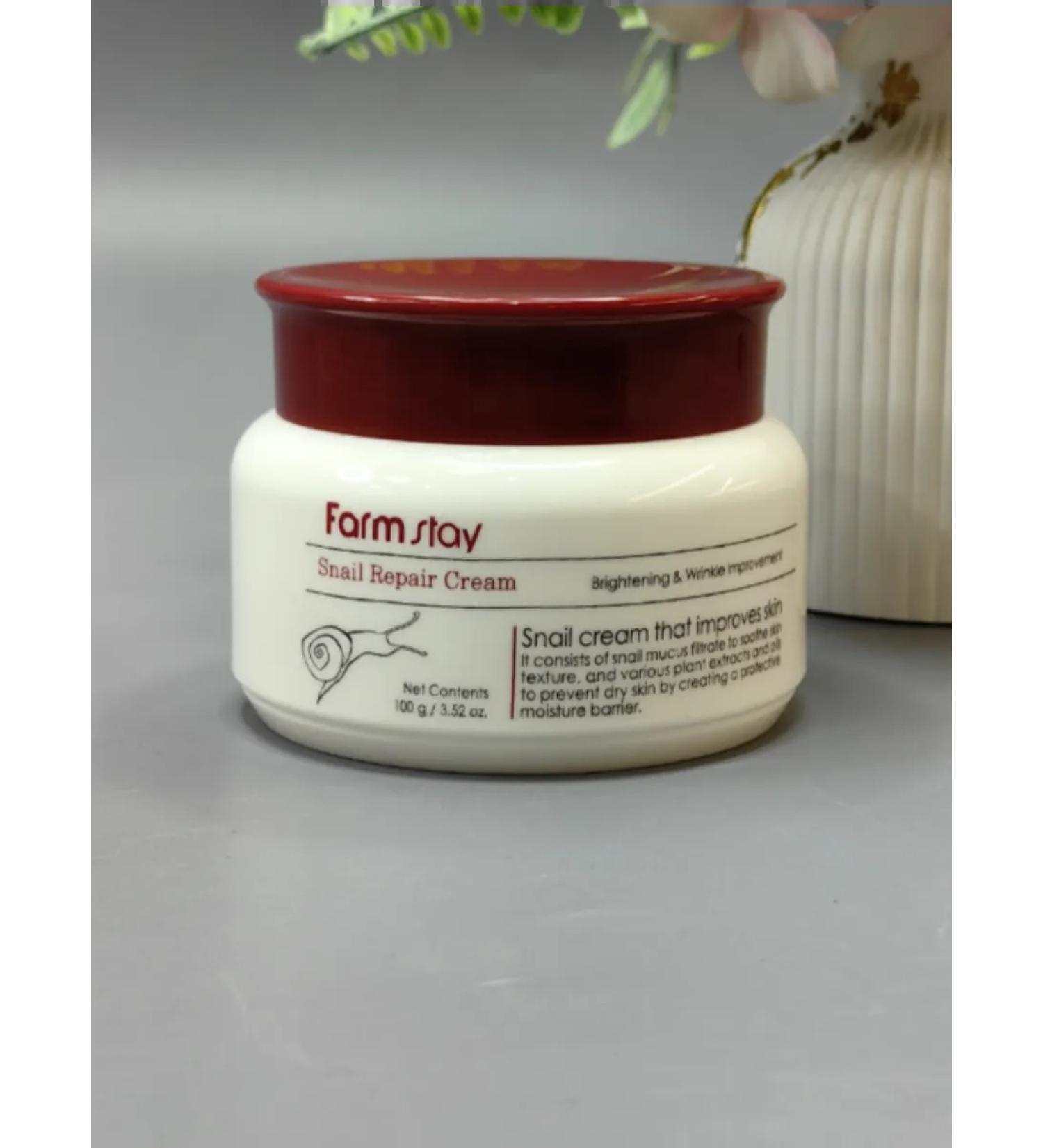 SPF cream Facial cream with snail mucin Snail Repair Cream - Buy Online on GoSupps.com
