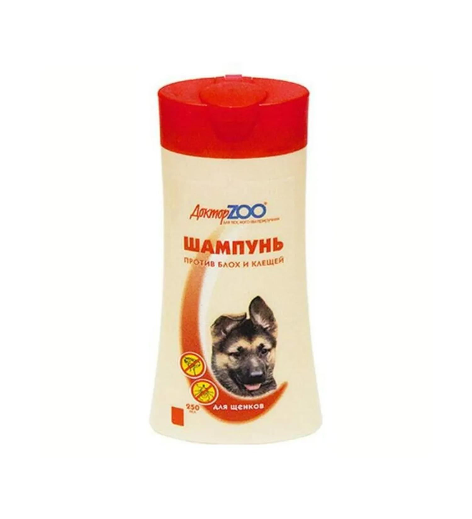Doctor ZOO Shampoo for puppies against fleas and ticks 250 ml
