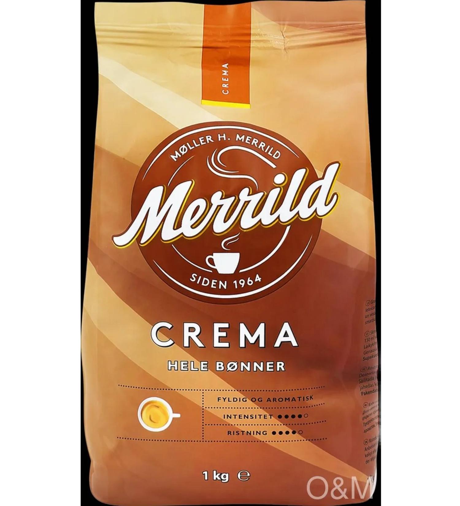 MERRILD Crema coffee beans kg - Buy Online on GoSupps.com