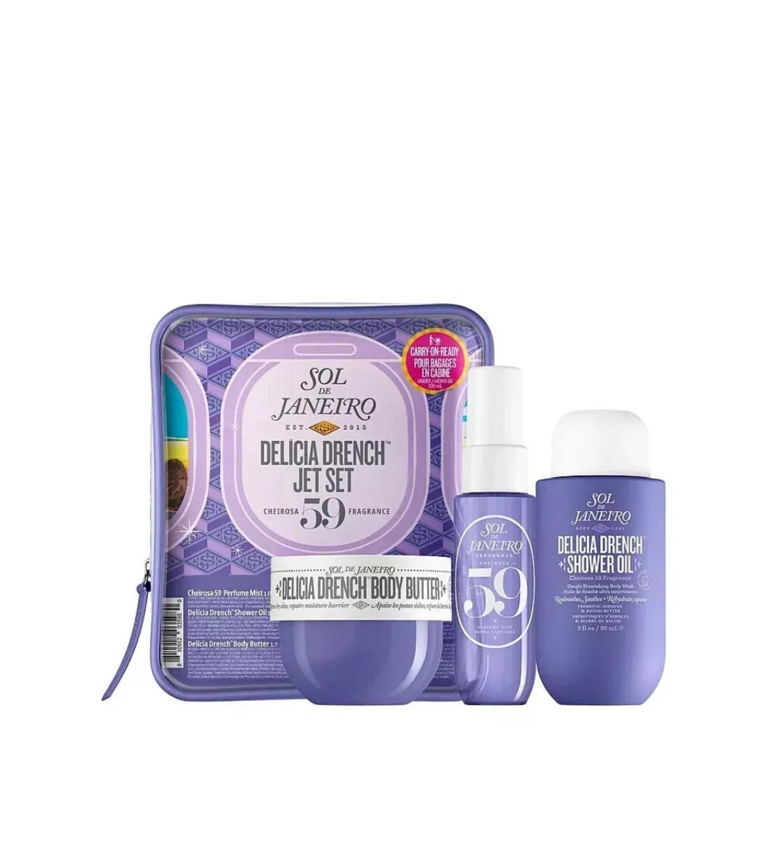 SOL DE JANEIRO Del cia Drench Jet Set body care product 90ml + 50ml + 30ml - Buy Online on GoSupps.com