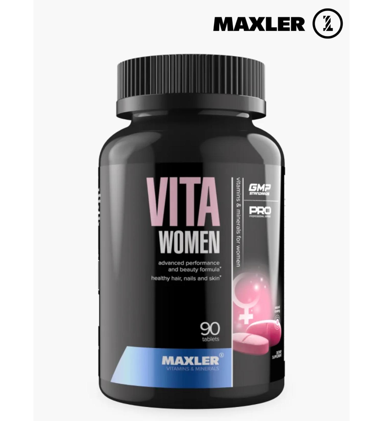 Vitawomen Vitamins complex for women Maxler 90 tablets - Buy Online on GoSupps.com