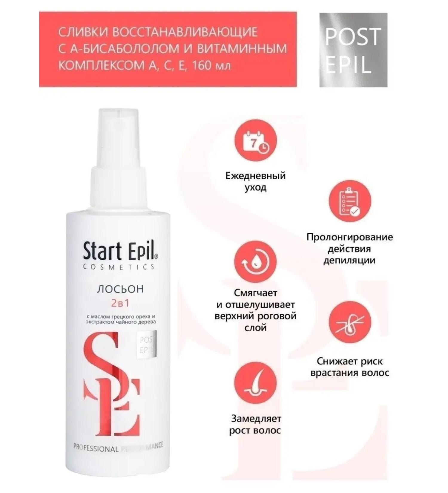 Start Epil Lotion "2 in 1" against the ingrown hair 160 ml - Buy Online on GoSupps.com