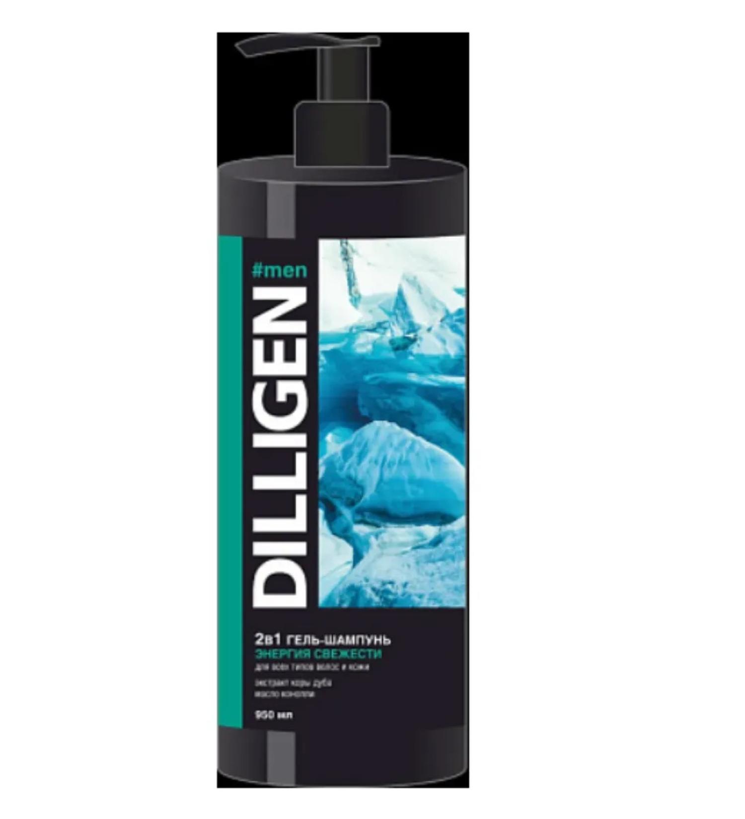 Dilligen Male gel-shampoo 2v1 950ml