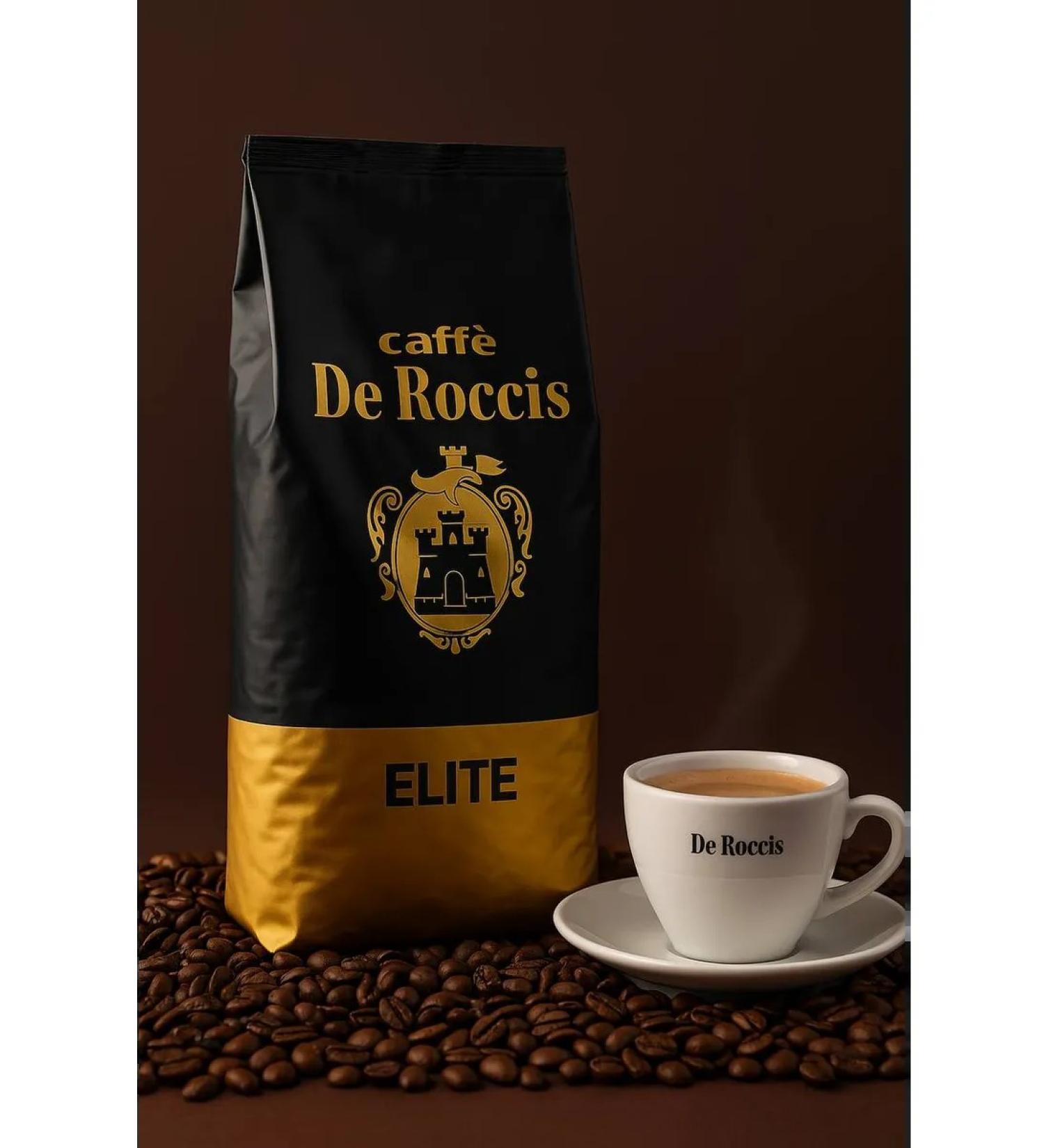 De Roccis Elite coffee grain 1 kg Italy - Buy Online on GoSupps.com
