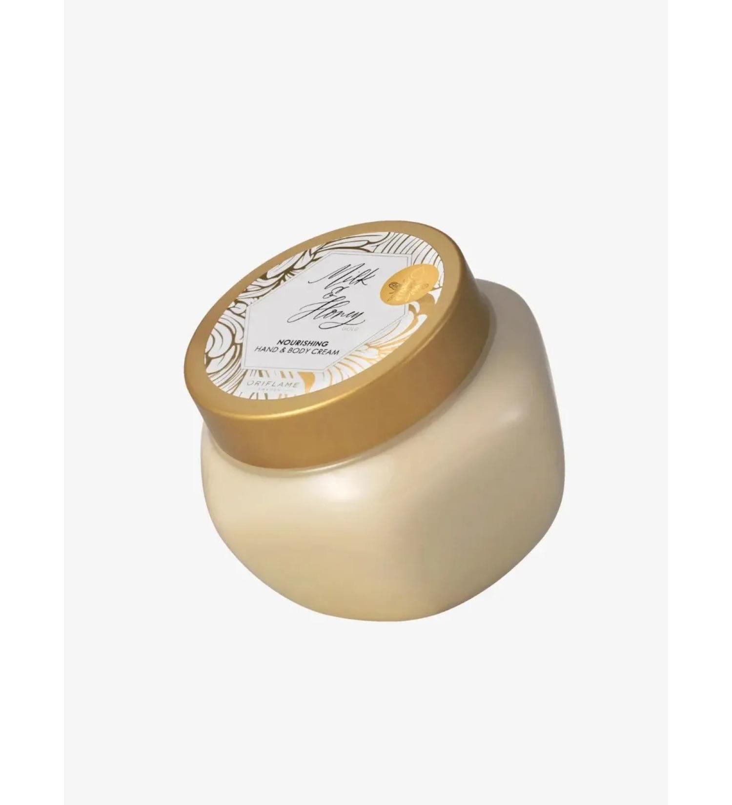 Oriflame Militic hand and body cream Milk & Honey Gold 250 ml - Buy Online on GoSupps.com