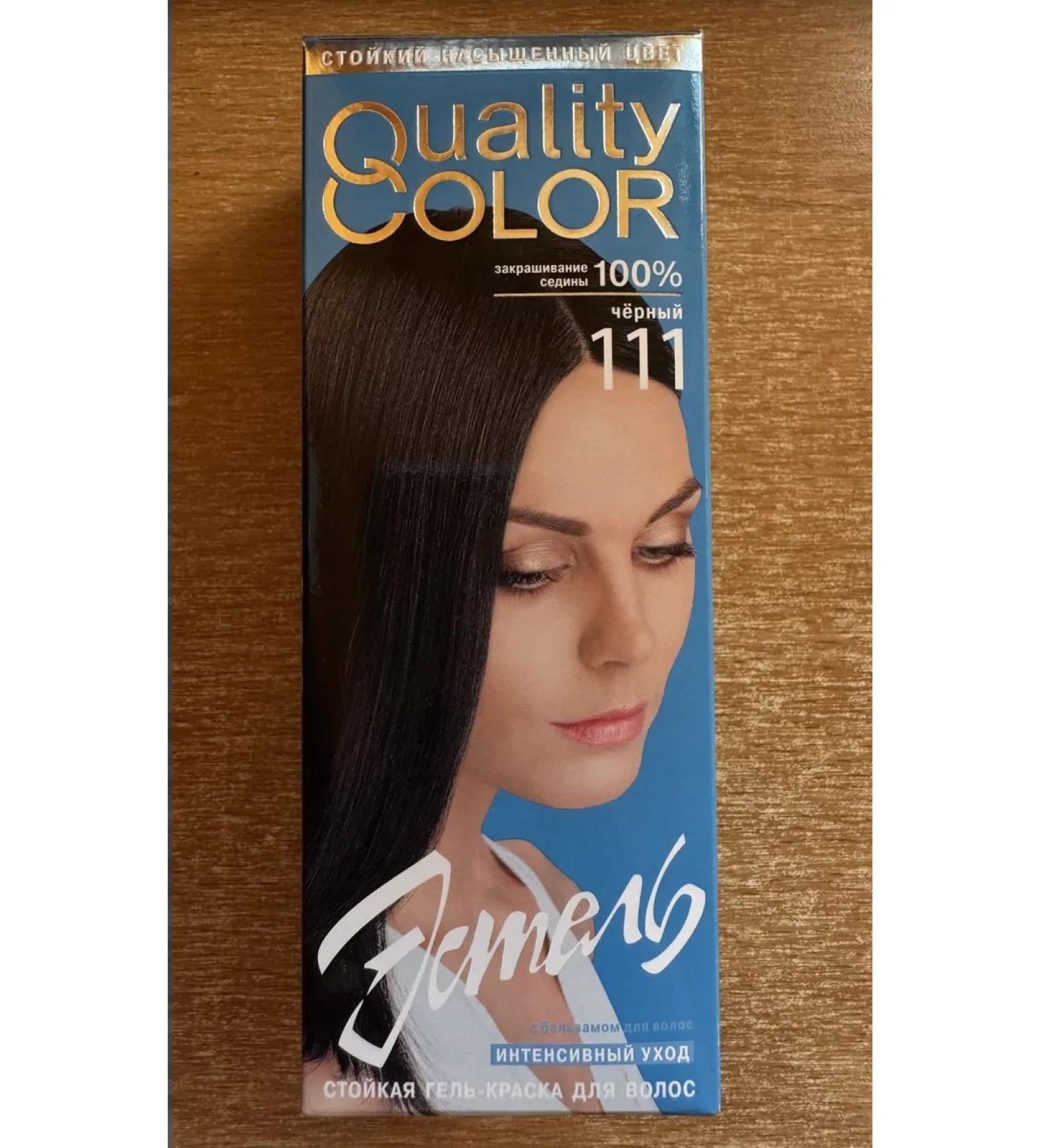 ESTEL Haircraft Gel-Mainage Quality Color Black No. 111 - Buy Online on GoSupps.com