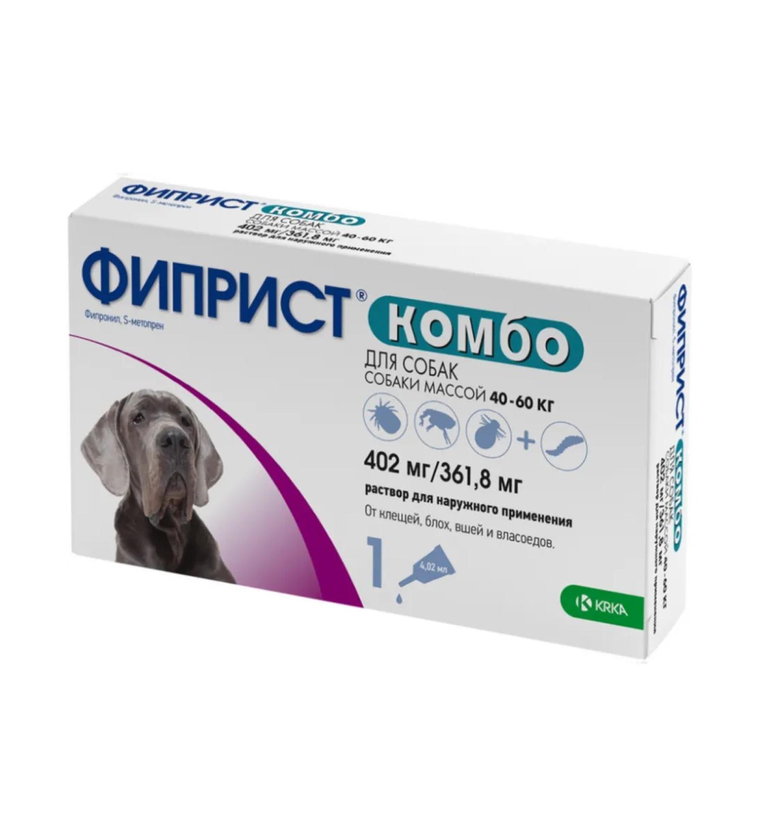 KRKA Fiprist Combo for dogs more than 40 kg