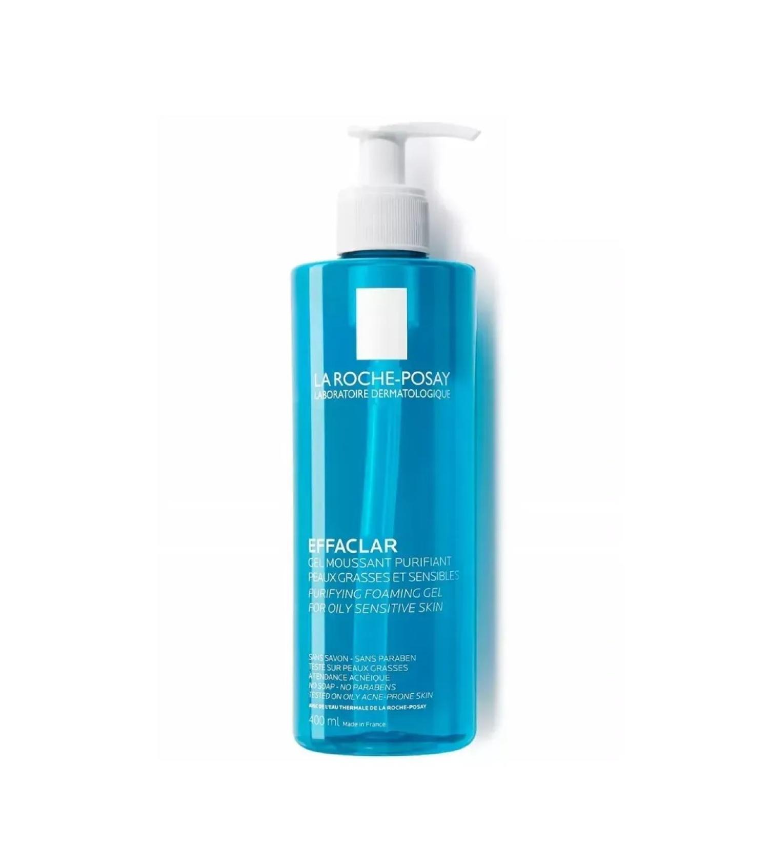 LA Roche-Posay Effaclar cleansing facial washing gel 400ml - Buy Online on GoSupps.com