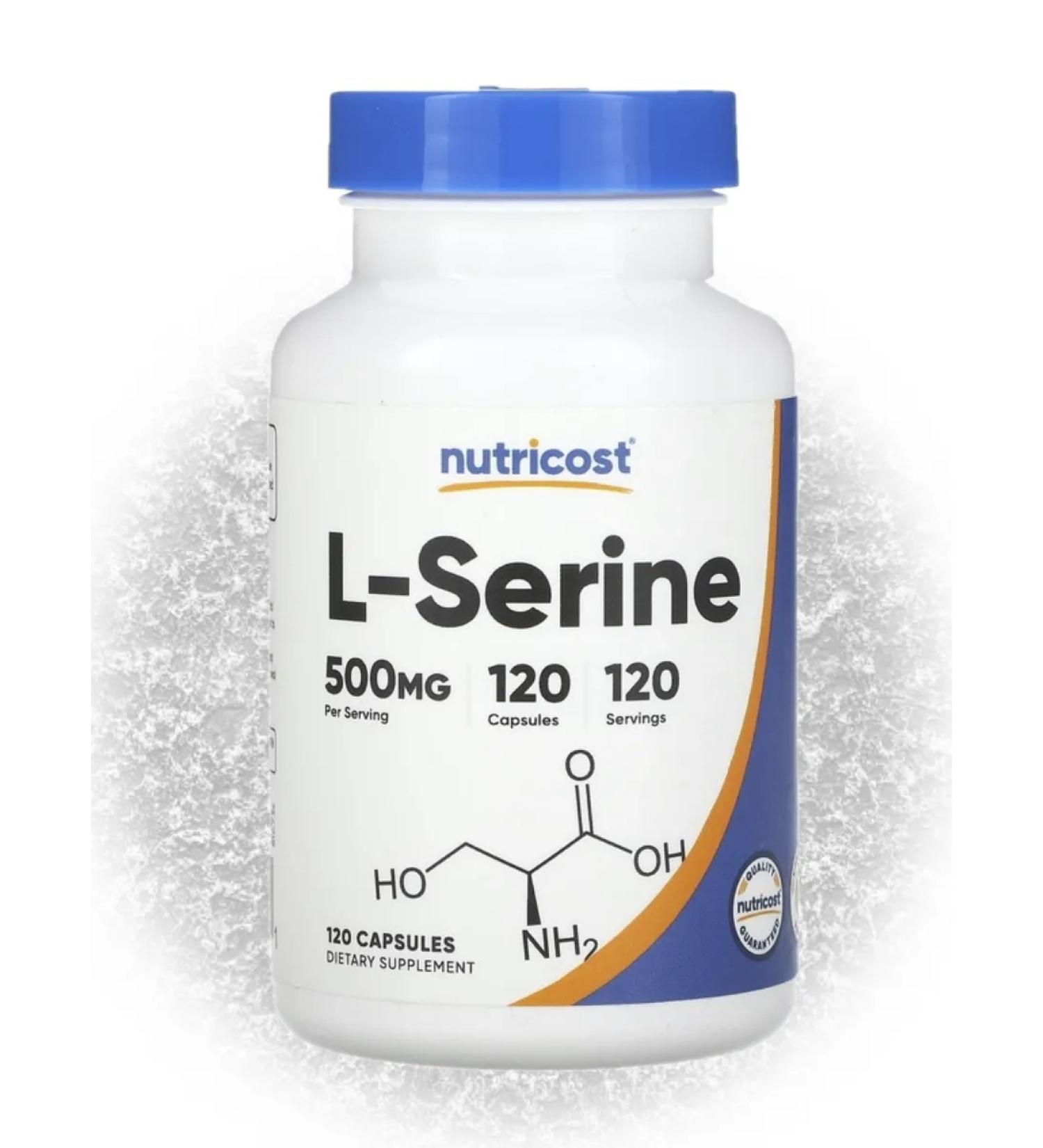 Nutricost L-Serin 500 mg 120 capsules