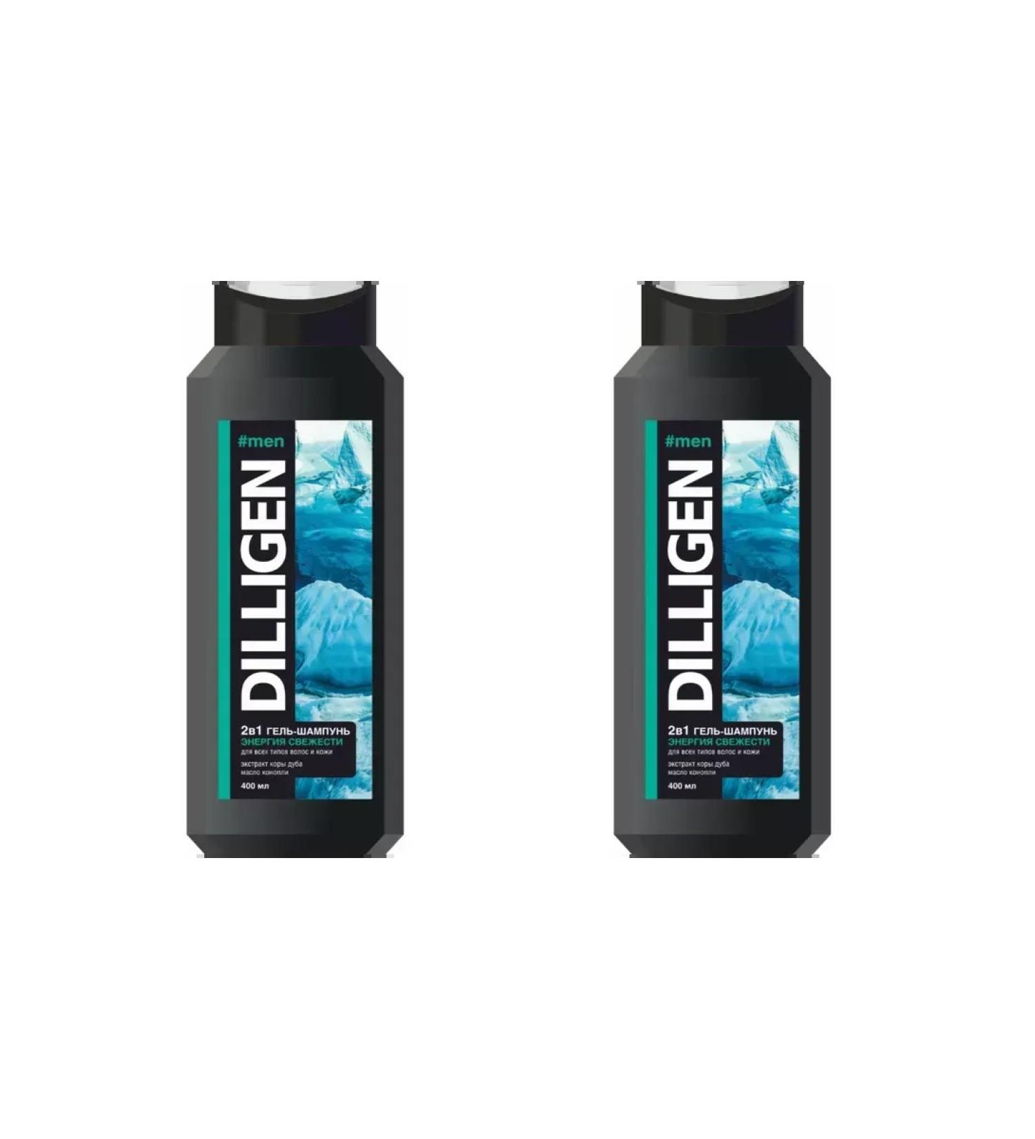 Dilligen Gel-shampoo for a male shower 400 ml 2 pcs