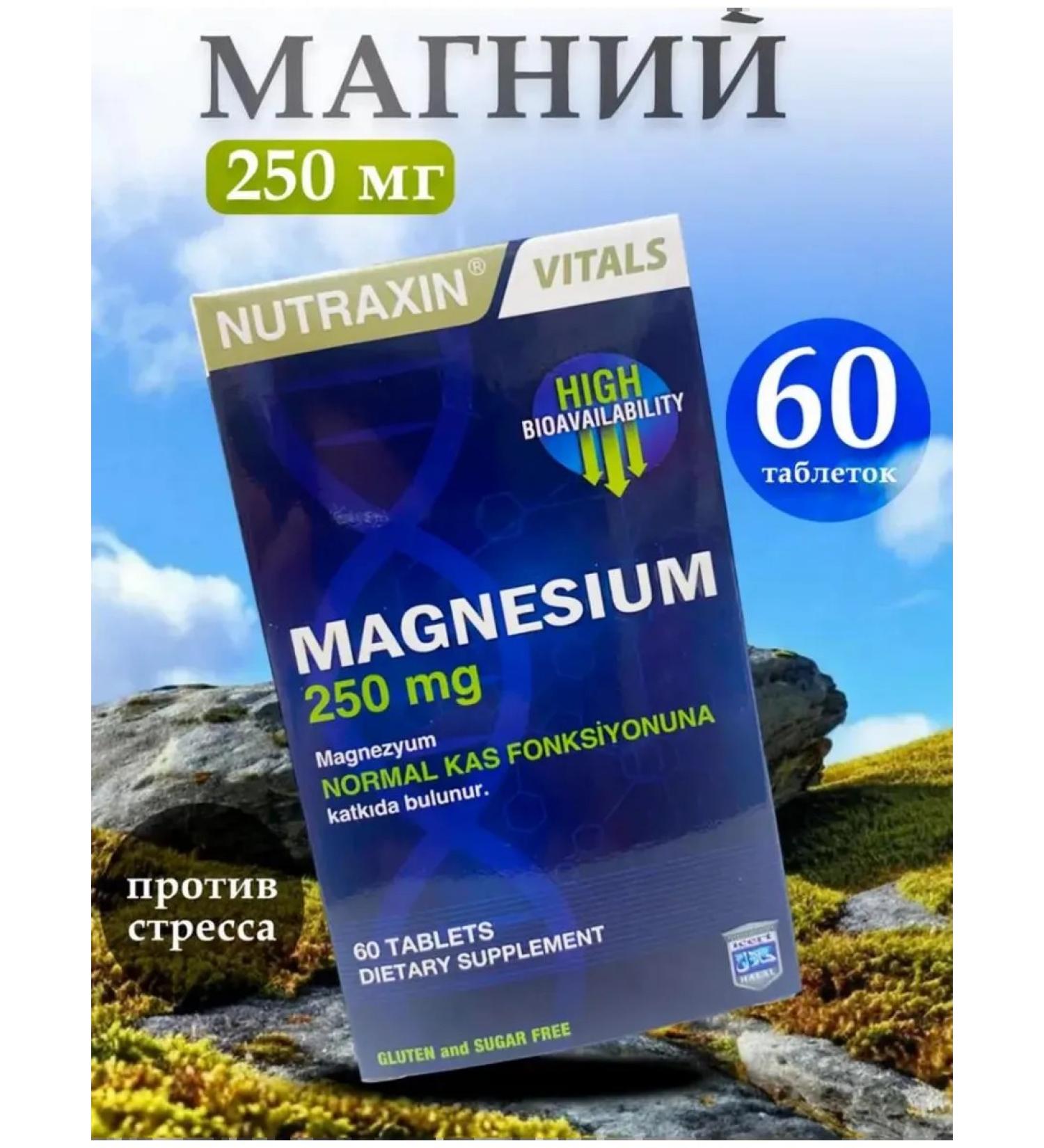 Magnesium citrate in tablets 250 mg - Buy Online on GoSupps.com