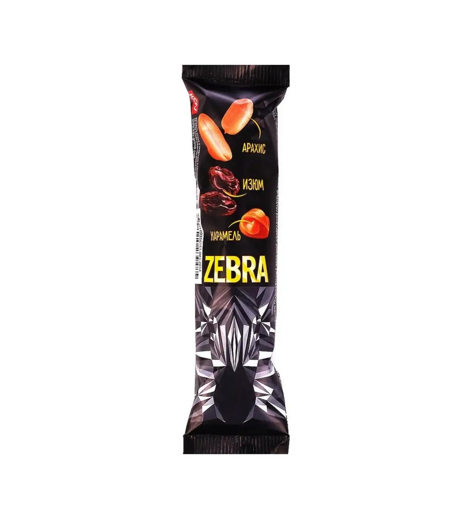Zebra Chocolate bar with milk chocolate 40g - Buy Online on GoSupps.com