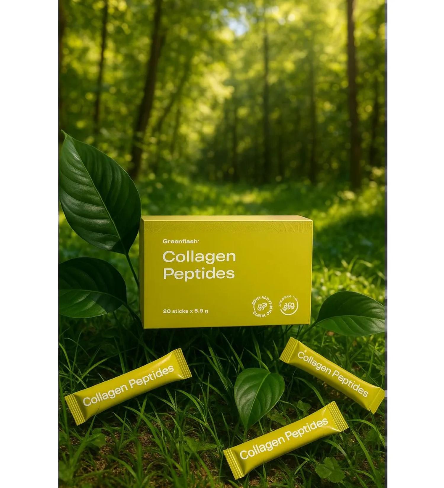 DMNLIFE Collagen Peptides - peptides collagen with the taste of green tea - Buy Online on GoSupps.com