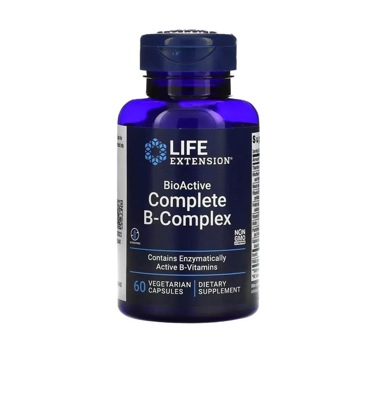 Life extension Bioactive Complete B-Complex 60 capsules