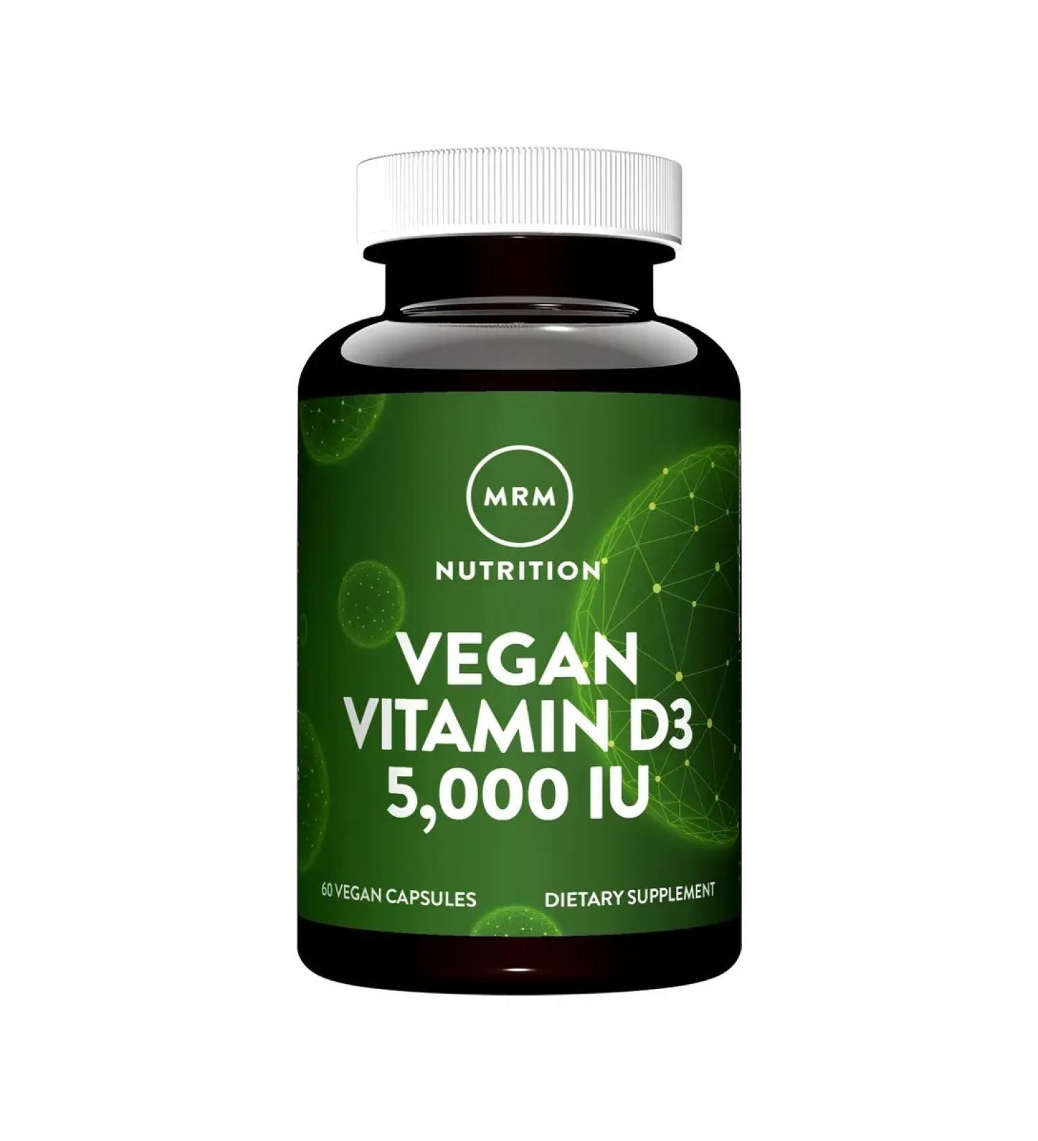 MRM Nutrition Vitamin D3 125 g (5 000 IU) 60 capsules - Buy Online on GoSupps.com