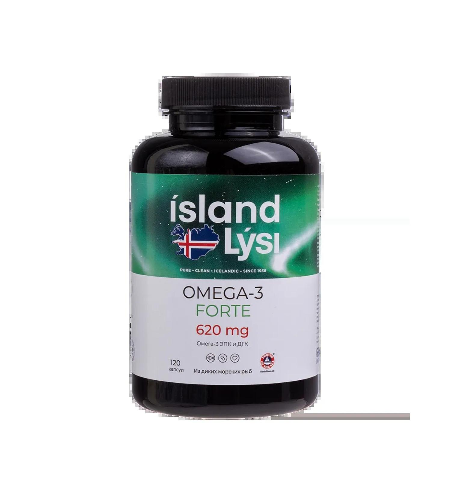 LISI (LYSI) omega-3 Fort 620 mg Omega-3 Forte 620 mg capsules ...