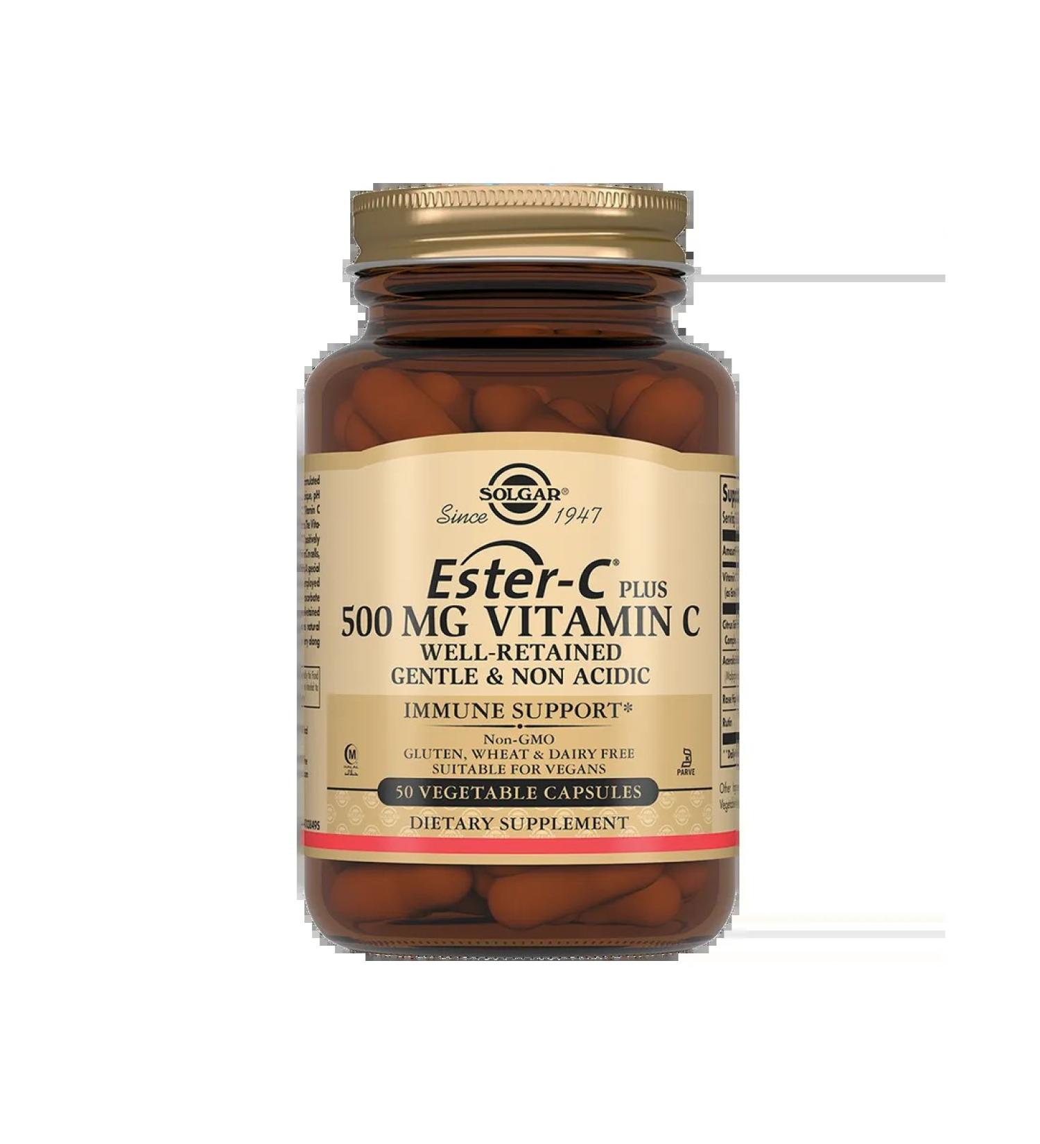 Solgar Esther-s plus vitamin C 500 mg capsule weighing 840 mg 5 ...