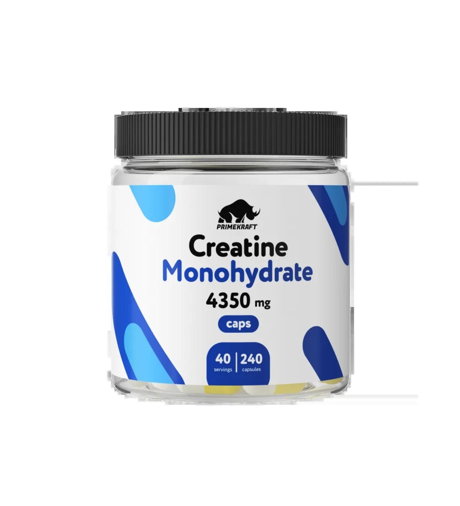 Creatine Monohydrate Creatine Monohydrate Prime Kraft Capsules ... - Buy Online on GoSupps.com