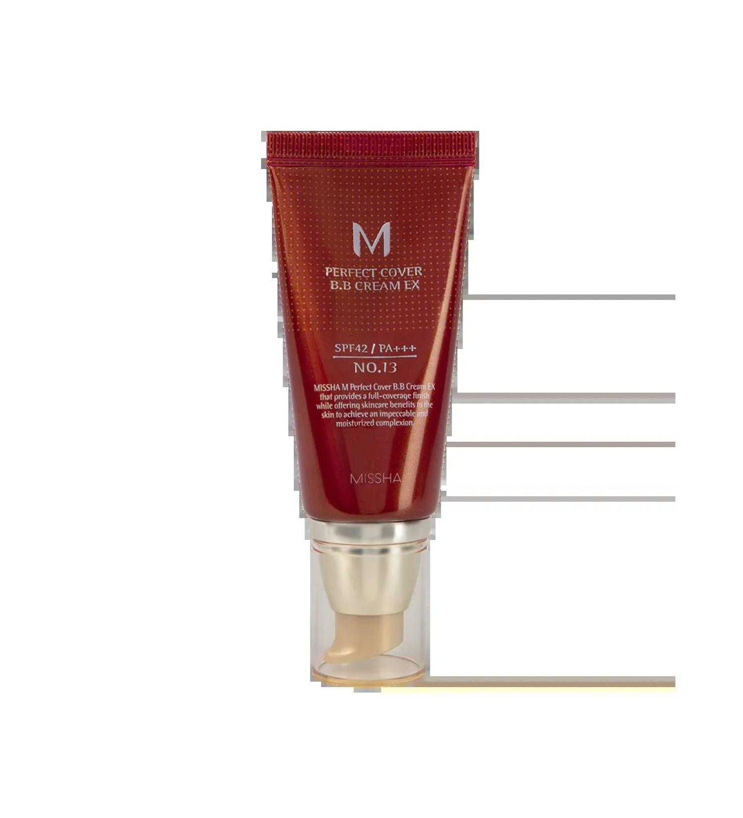 Missha M Perfect Cover BB Cream EX Tonal BB Cream is perfect ... - Buy Online on GoSupps.com