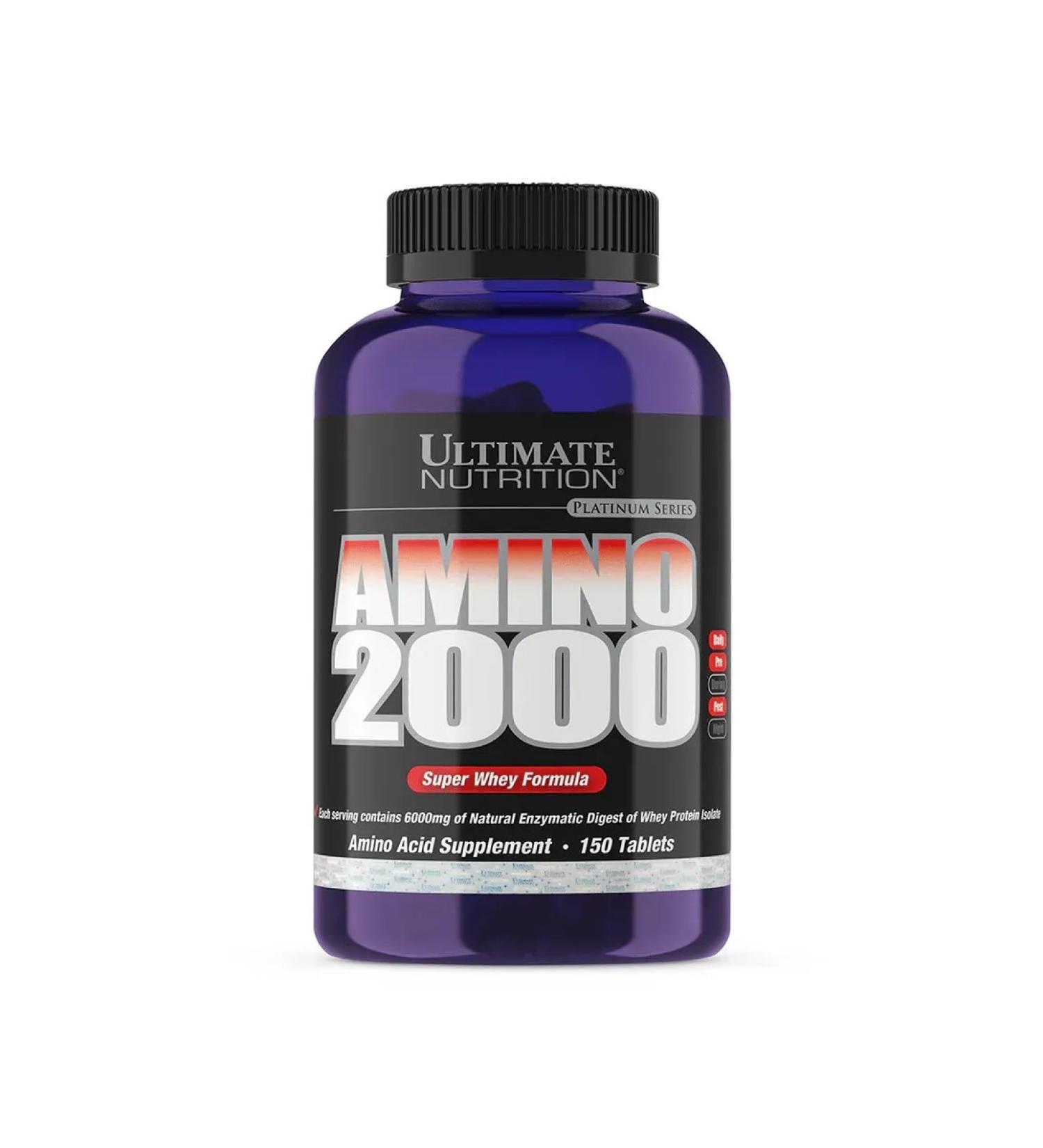 Ultimate Nutrition Amino acids complex Ultimate Super Whey Amino 2000 150 Tab - Buy Online on GoSupps.com