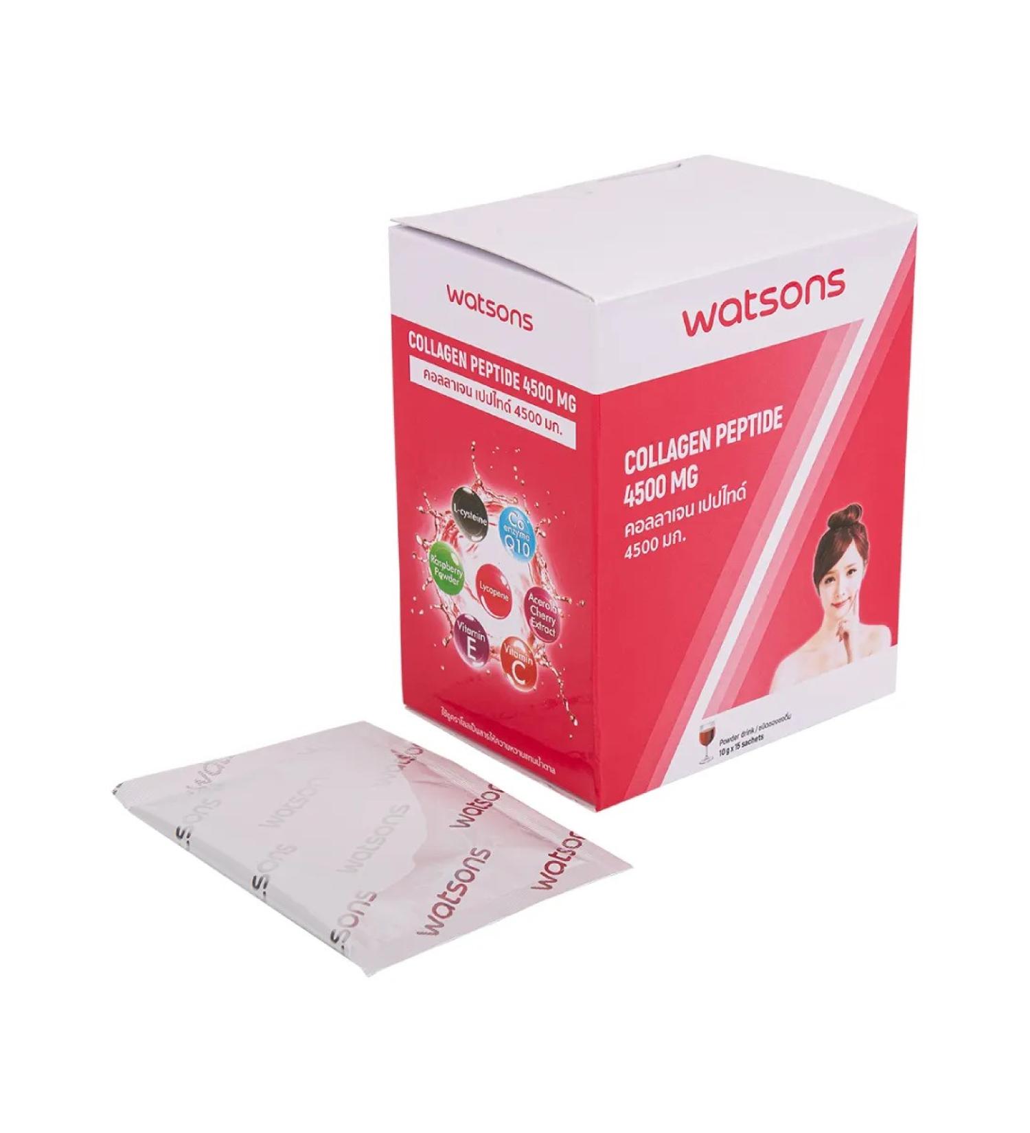 Watsons Collagen Sea drinking Collagen 4500 Mg 15 pcs x 20 g