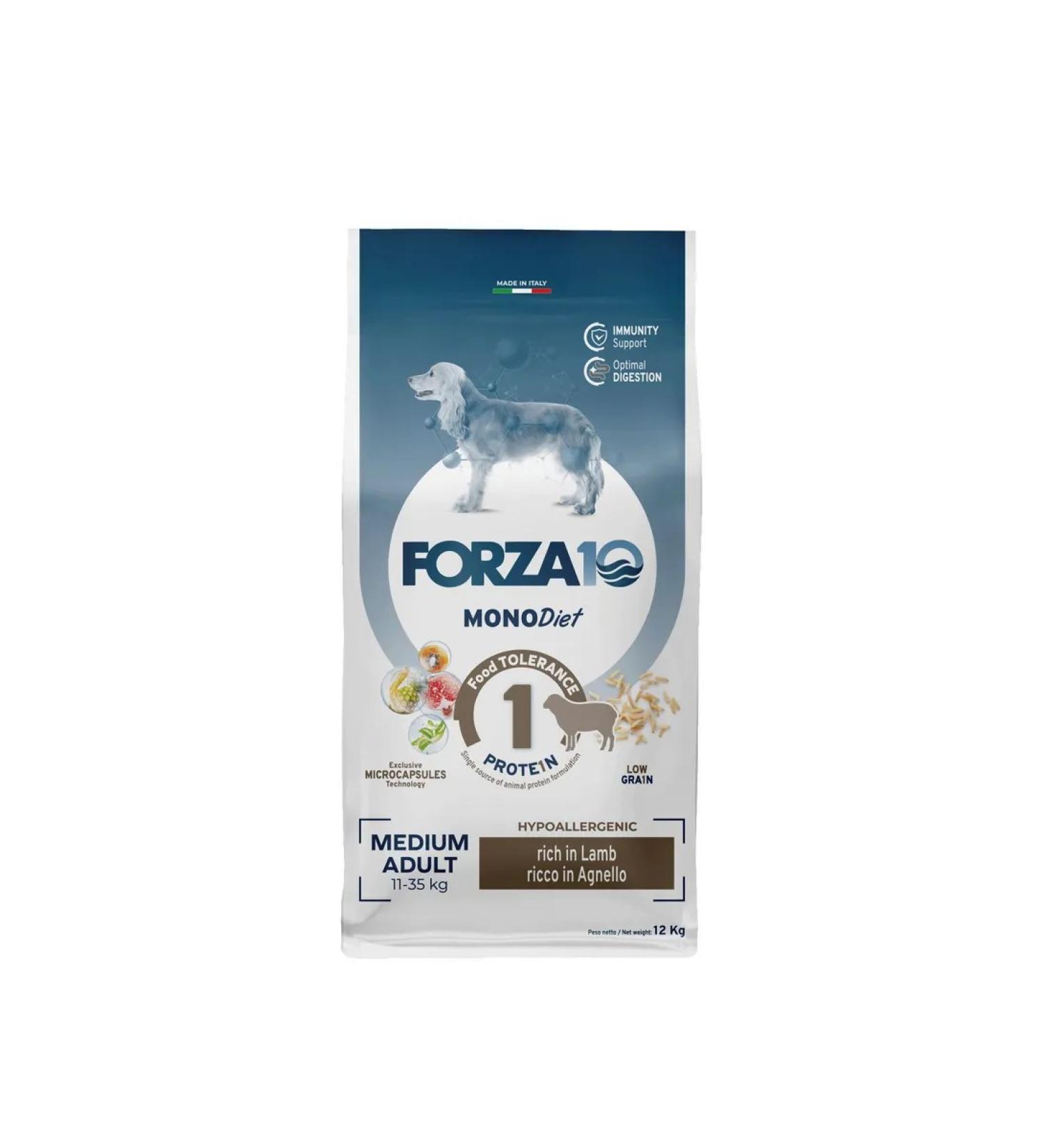 Forza10 Dry food for dogs of medium breeds of lamb 12 kg - Buy Online on GoSupps.com