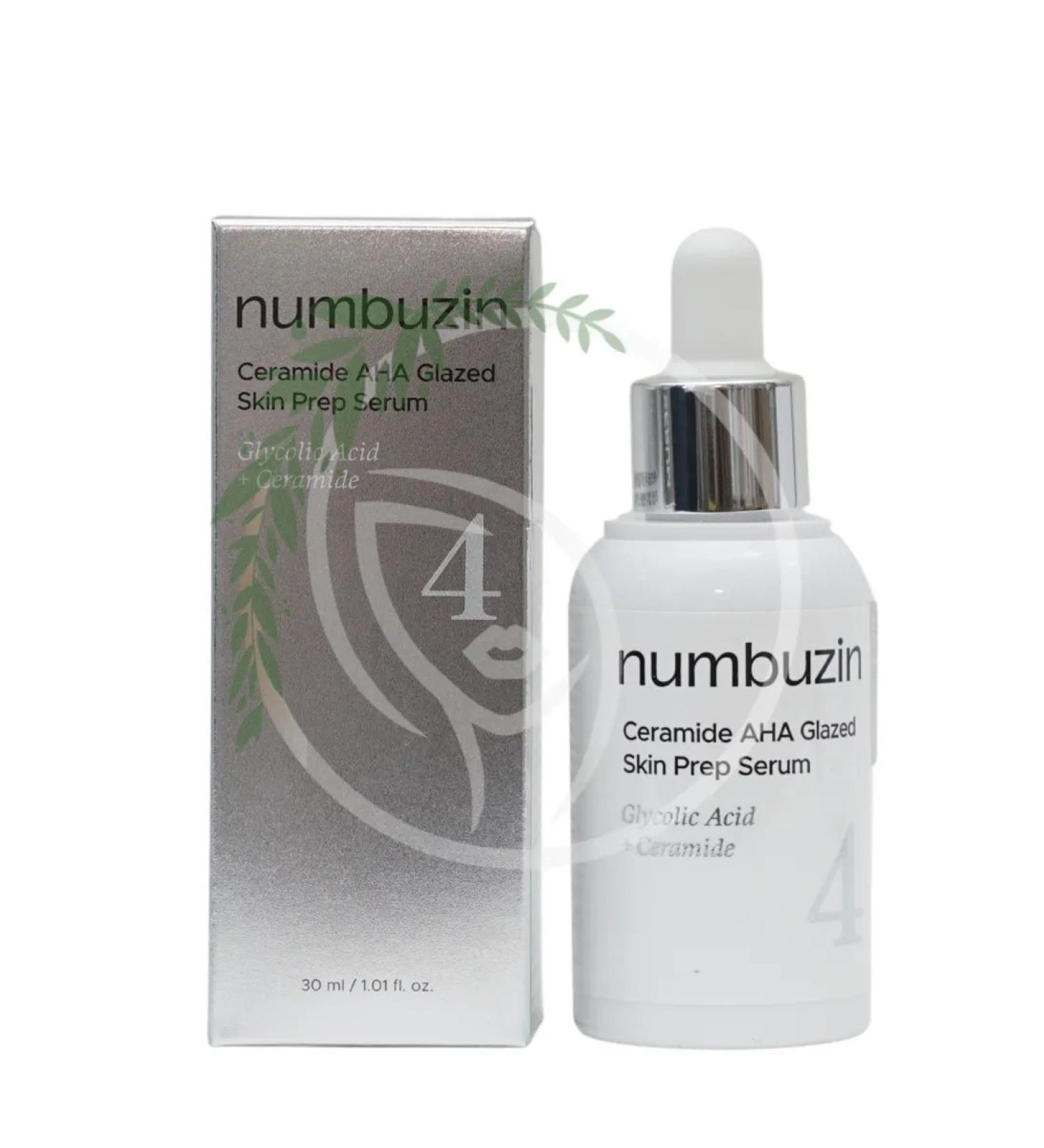 Numbuzin Wederal NO.4 Ceramide Aha Glazed Skin Prep Serum 30ml - Buy Online on GoSupps.com