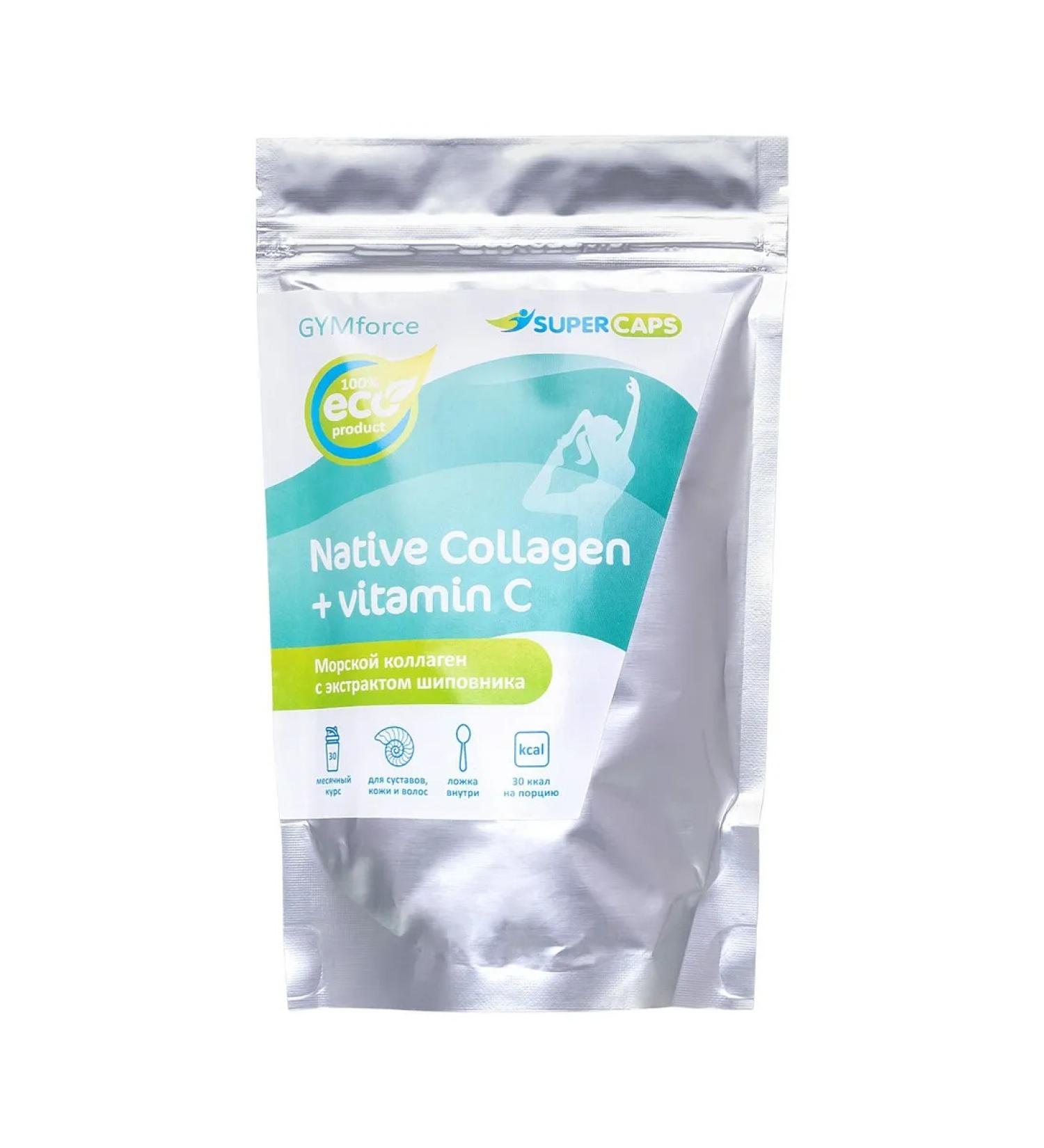 Natural collagen with vitamin C 50 g - Buy Online on GoSupps.com