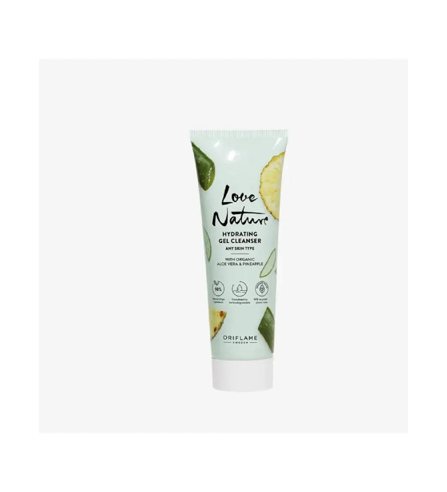 Oriflame Moisturizing cleansing gel with aloe vera and pineapple extract