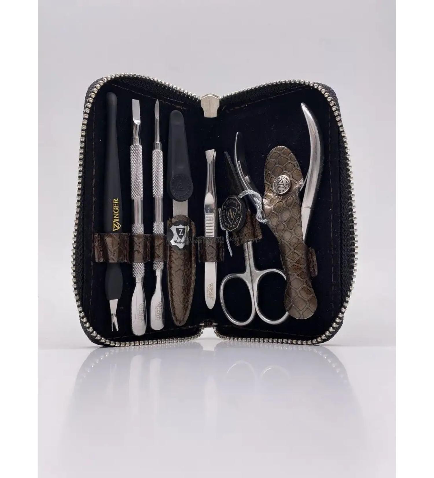 ZINGER A set for a manicure on a zipper 7 items - Buy Online on GoSupps.com