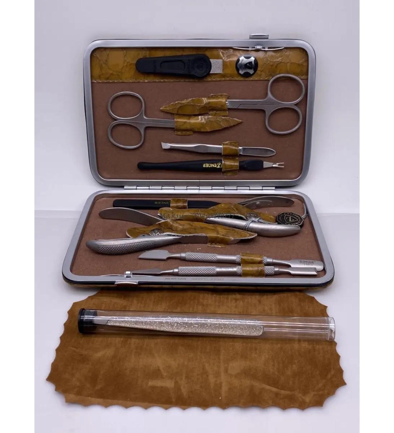 ZINGER Manicure set of 10 items matte - Buy Online on GoSupps.com