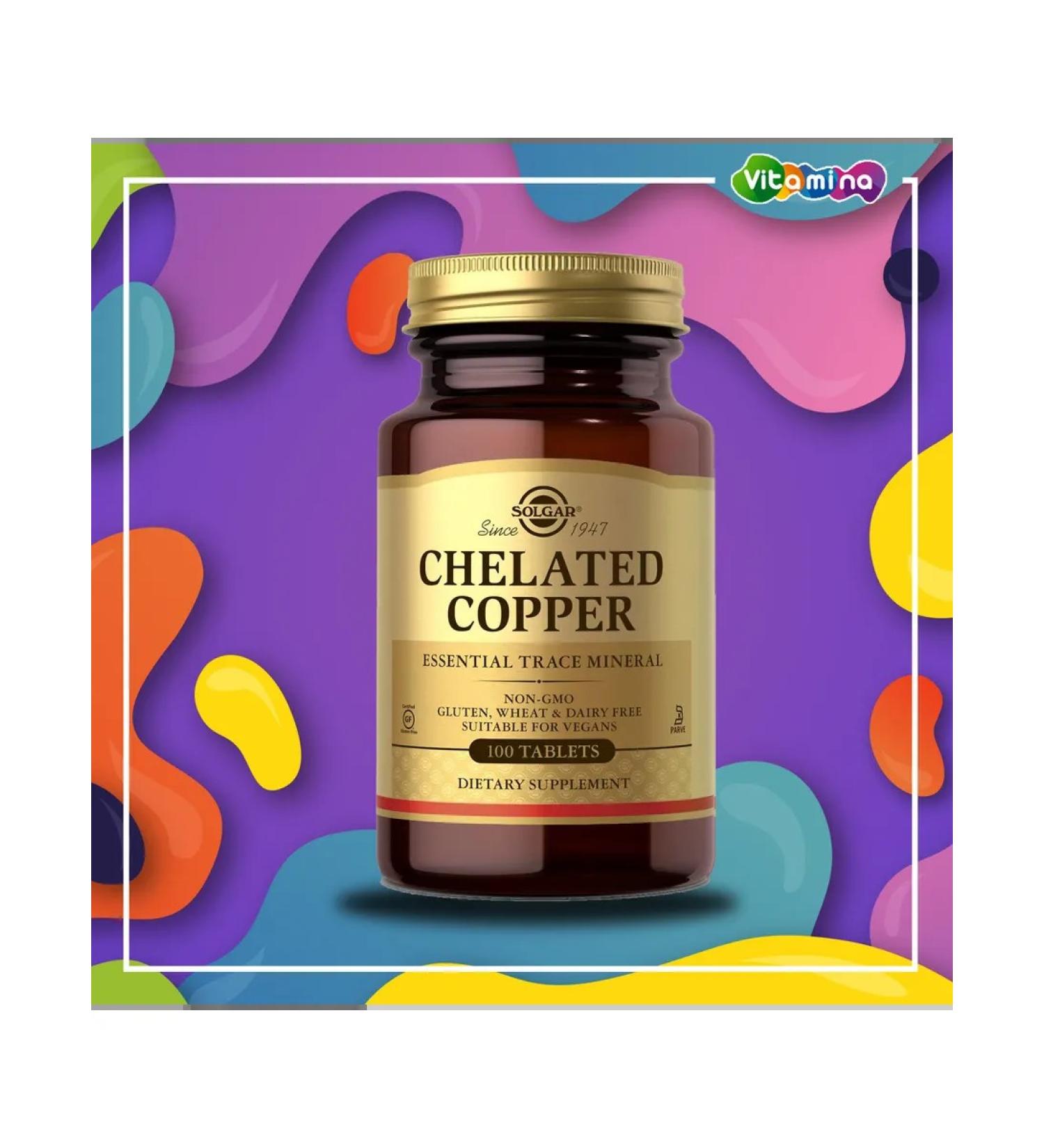 Solgar tablets Helat copper 100 pcs