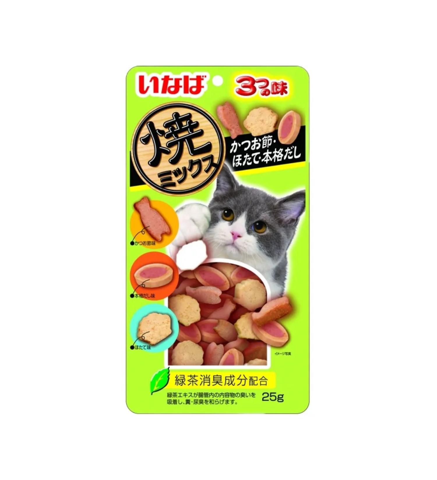 Inaba Walking for cats with a sea scallop and broth 25 g