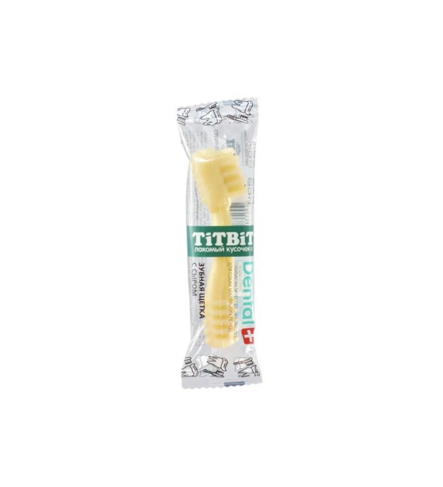 Triol Toothbrush with cheese for dogs of small breeds 13 g - Buy Online on GoSupps.com
