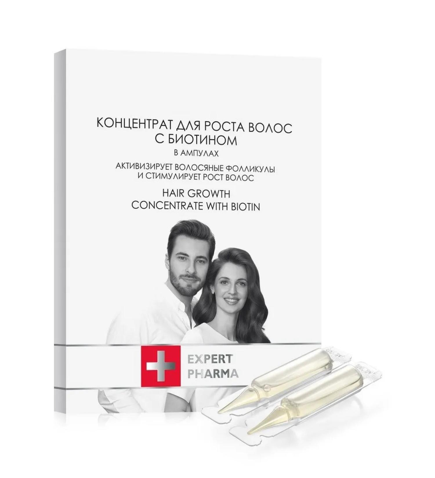 Hair growth with biotin Expert Pharma