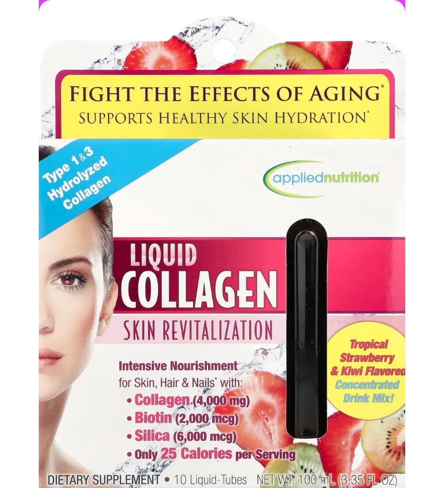 Applied Nutrition Liquid collagen skin restoration 10 test tubes - Buy Online on GoSupps.com