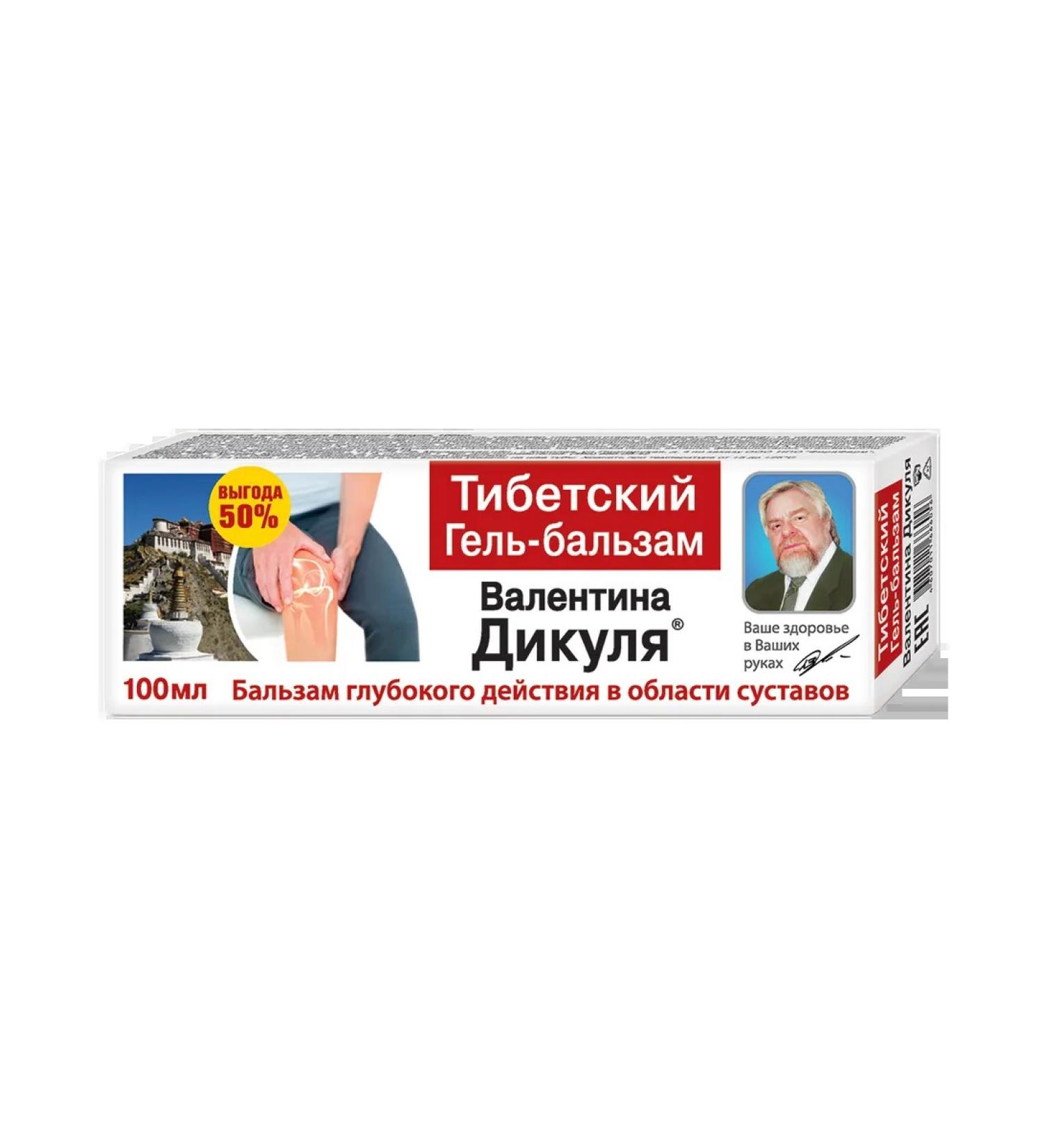 In Dikul gel-balsam Tibetan 100 ml 1 pcs