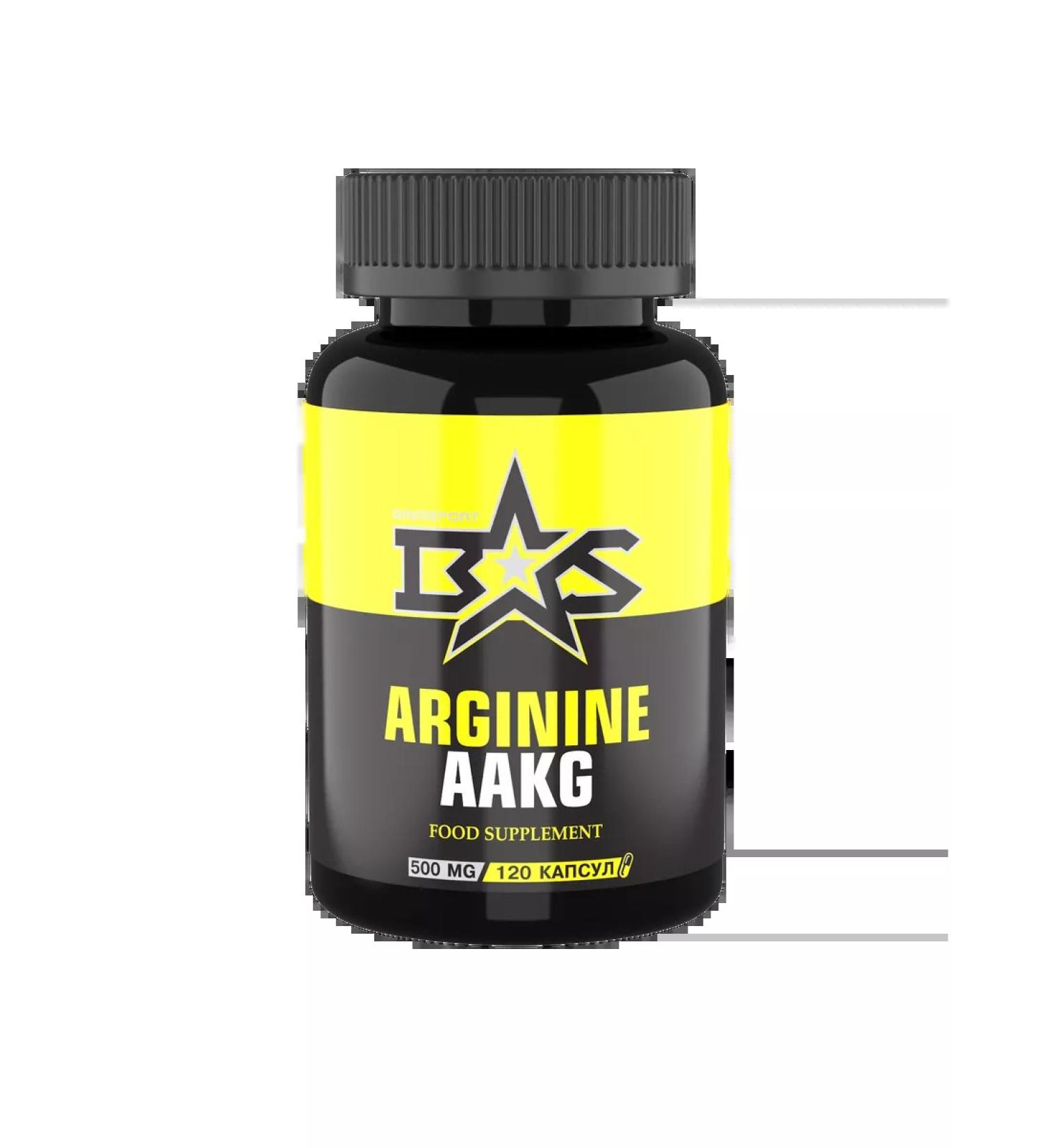 Binasport Arginine "AAKG" 500 mg 120 caps - Buy Online on GoSupps.com
