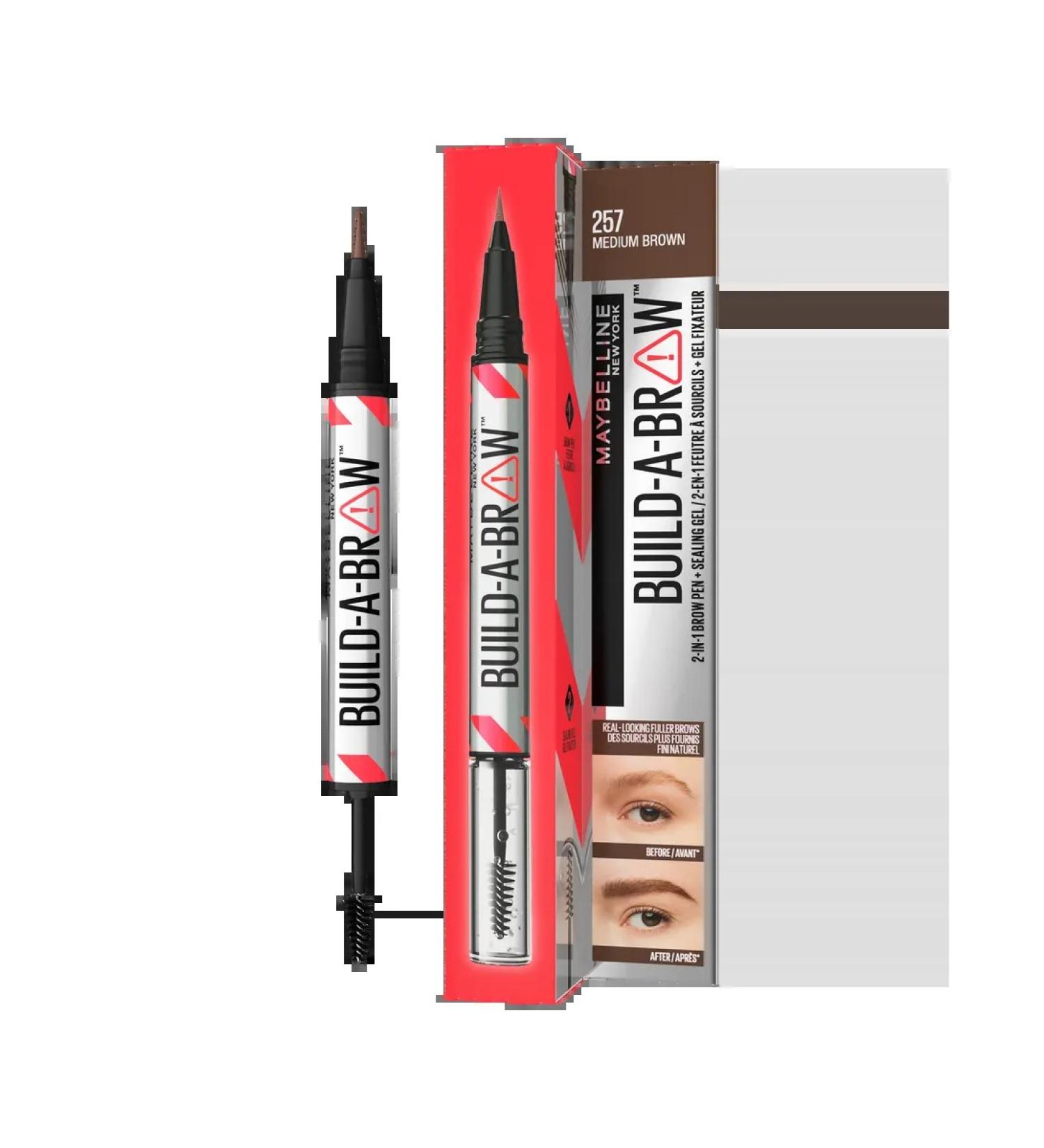 Maybelline New York Gel Brovei 2v1 Build a Brow #257 - Buy Online on GoSupps.com