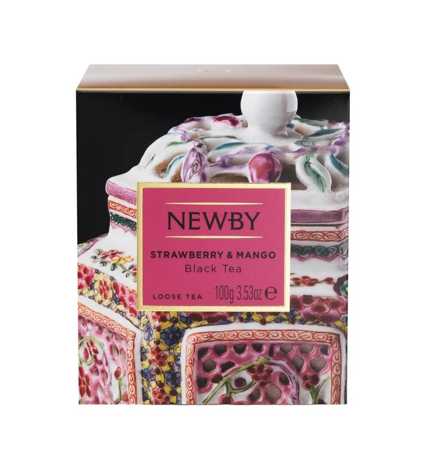 newby Tea strawberries and mangoes sheet 100 g